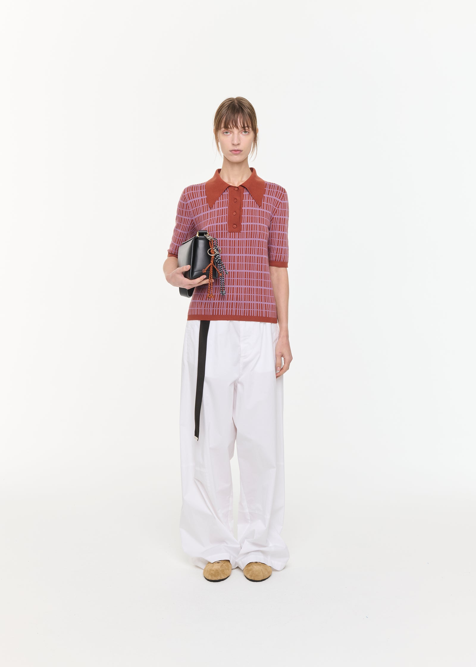 POLO IN MAGLIA JAQUARD