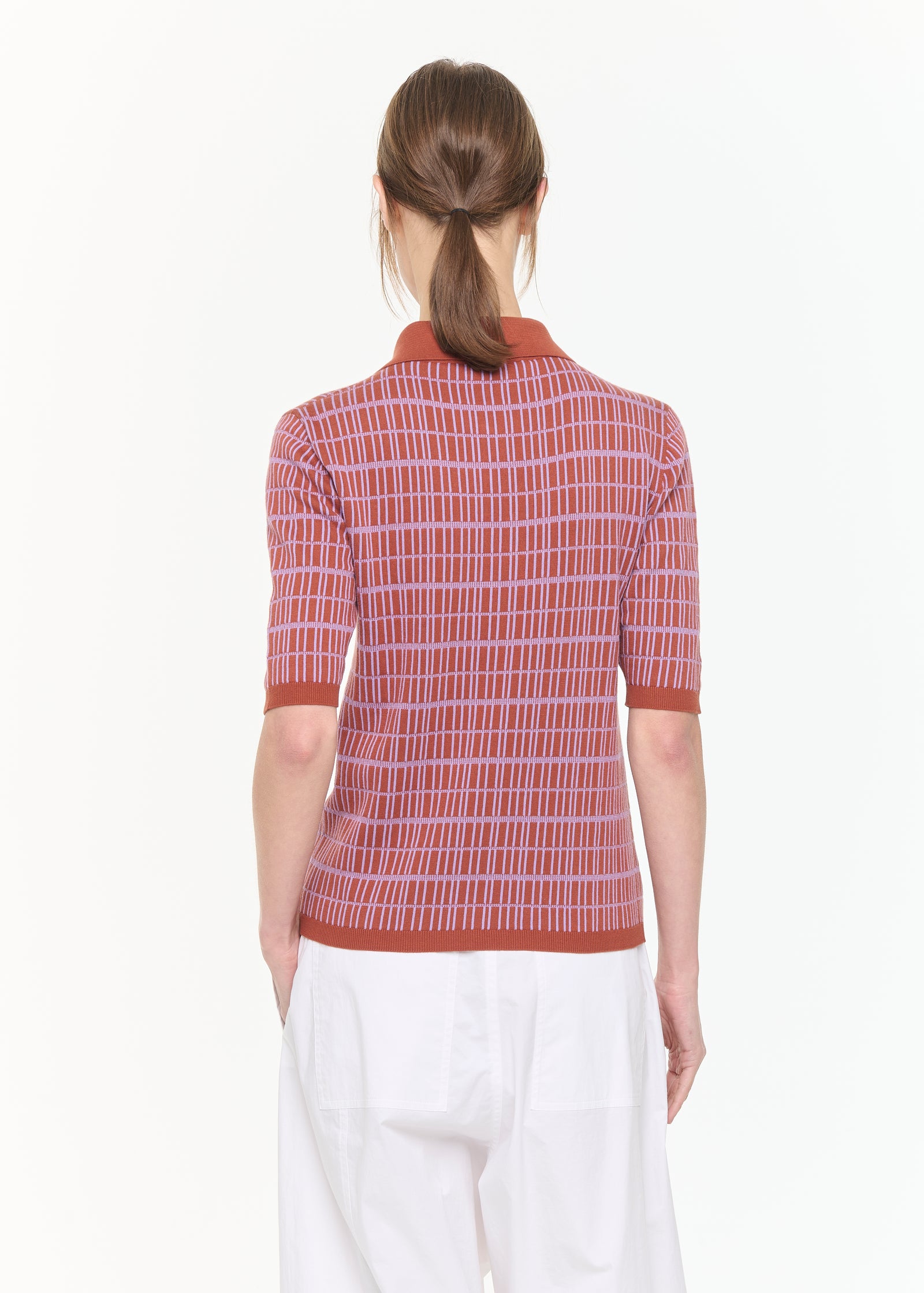 POLO IN MAGLIA JAQUARD