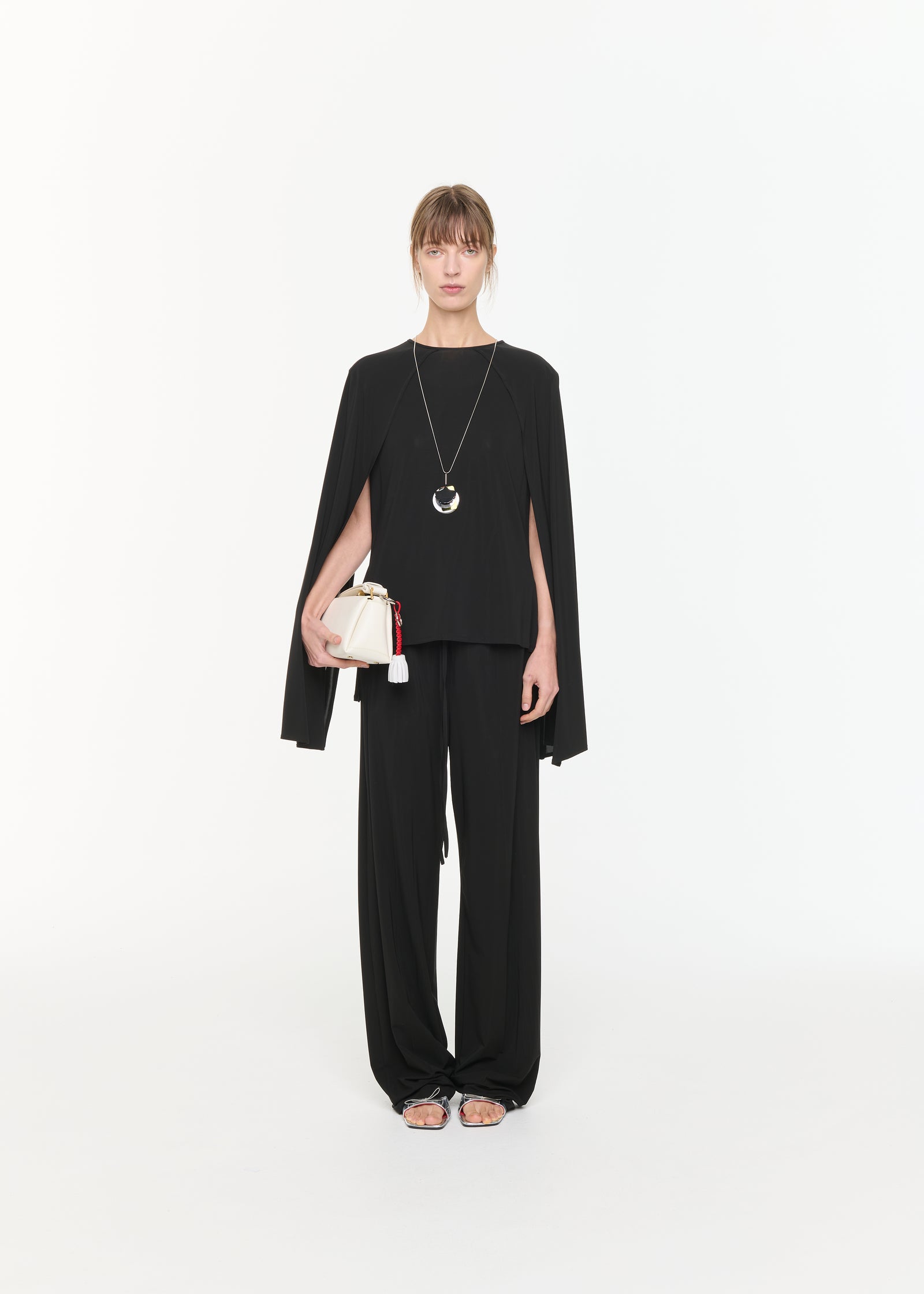 SCARF NECK TOP