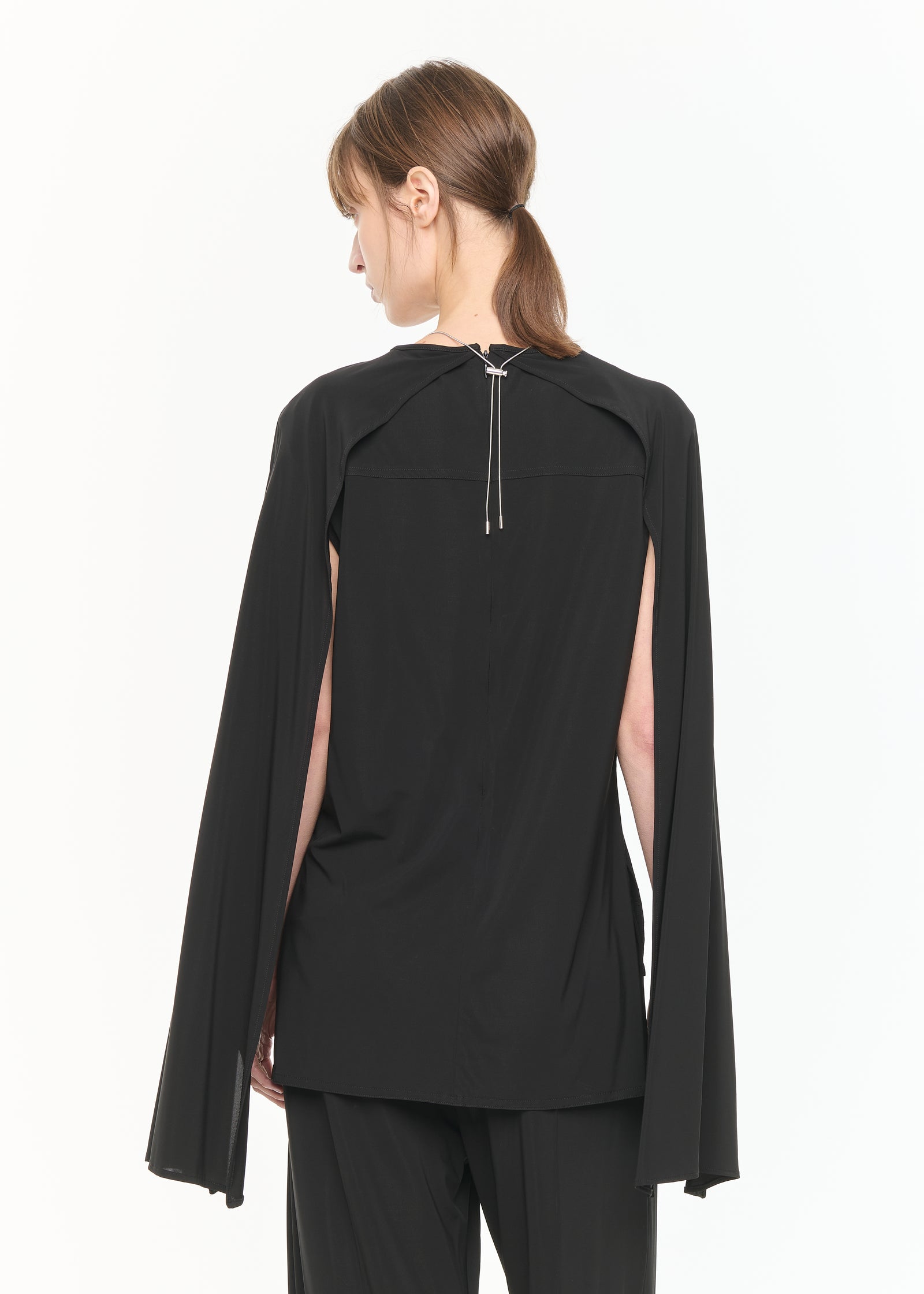 SCARF NECK TOP