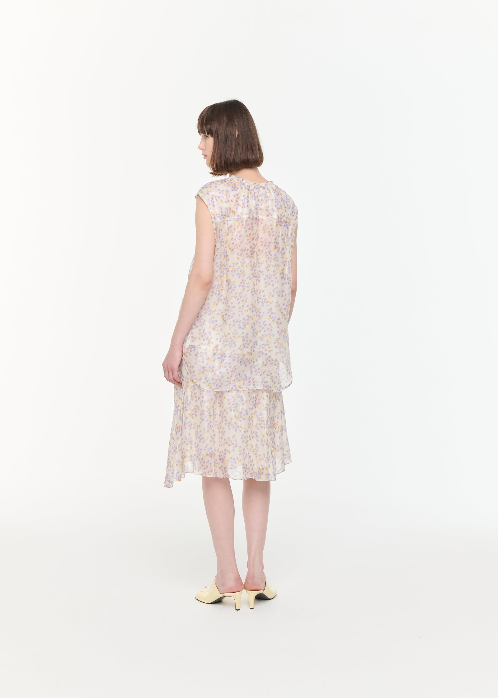 SILK CHIFFON SKIRT