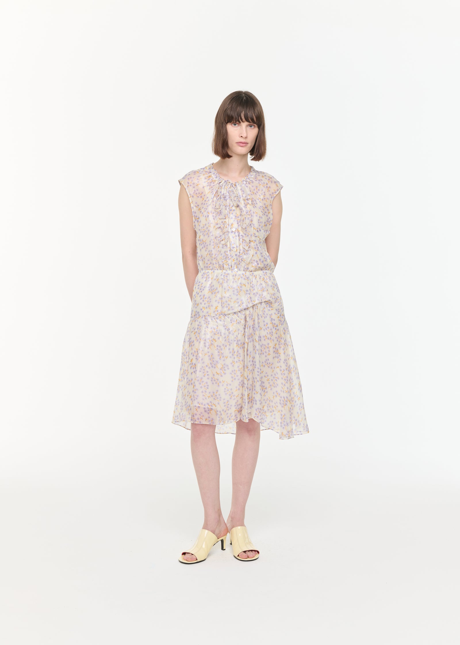 SILK CHIFFON SKIRT