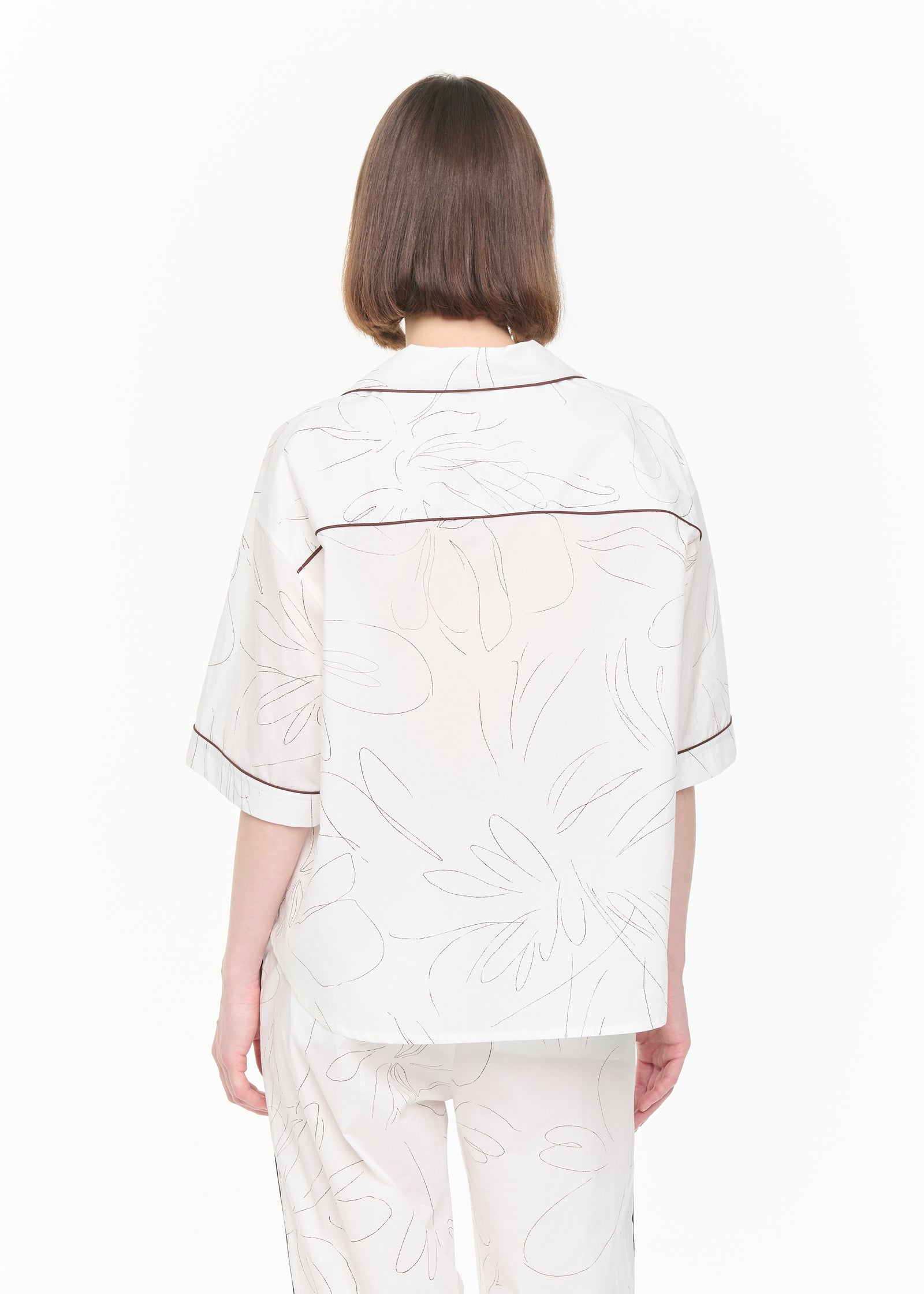 SHORT SLEEVE COTTON BOXY SHIRT