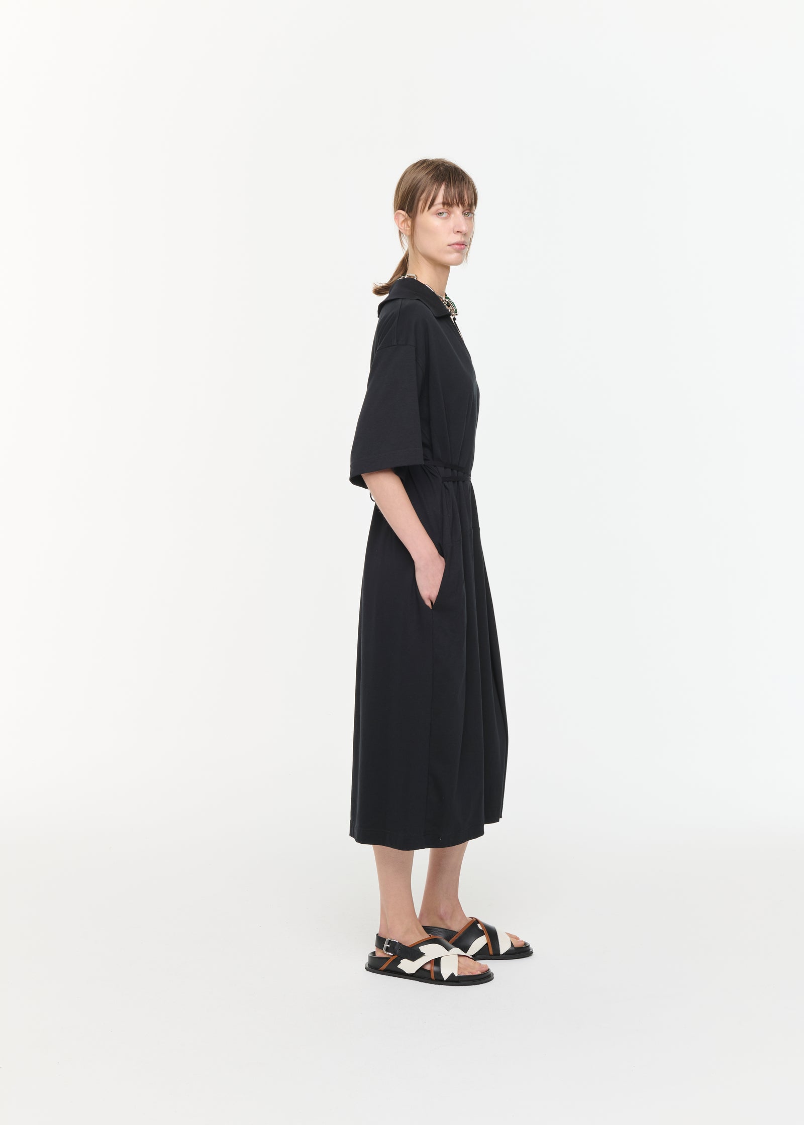 JERSEY POLO DRESS