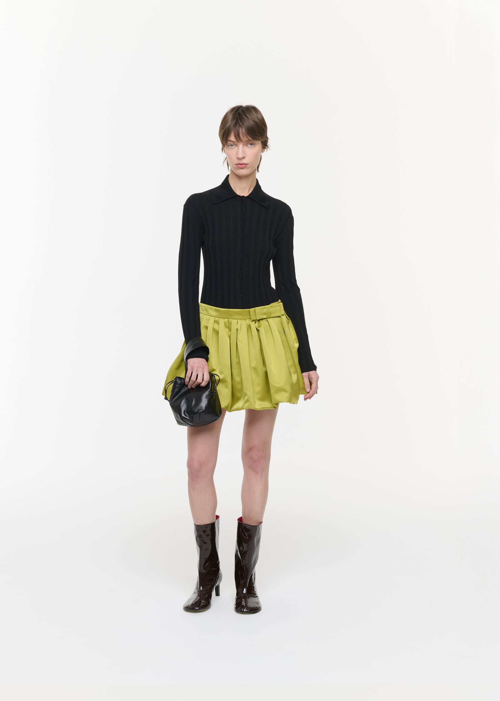 CITRON DUCHESSE BALLOON MINI SKIRT