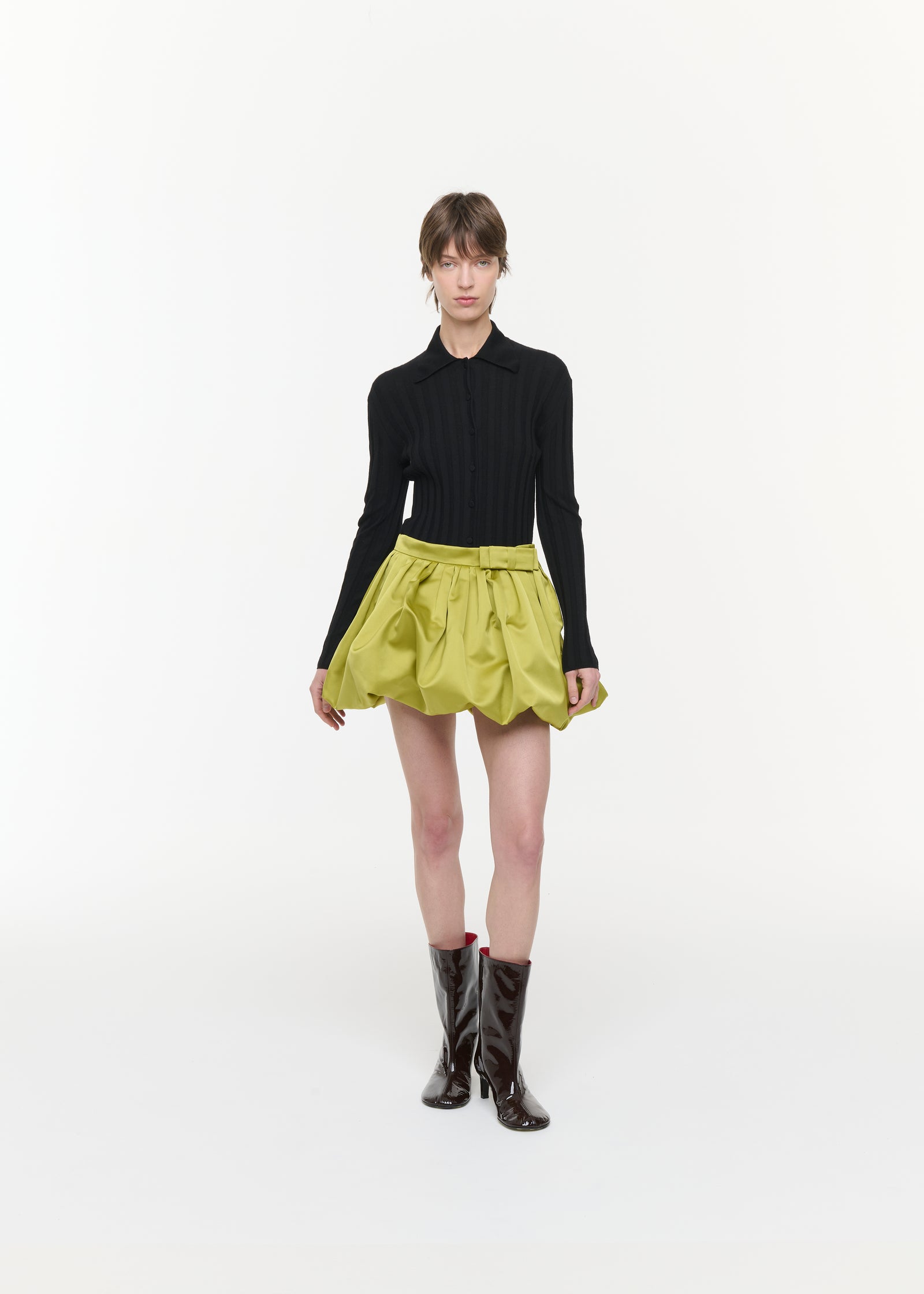 CITRON DUCHESSE BALLOON MINI SKIRT