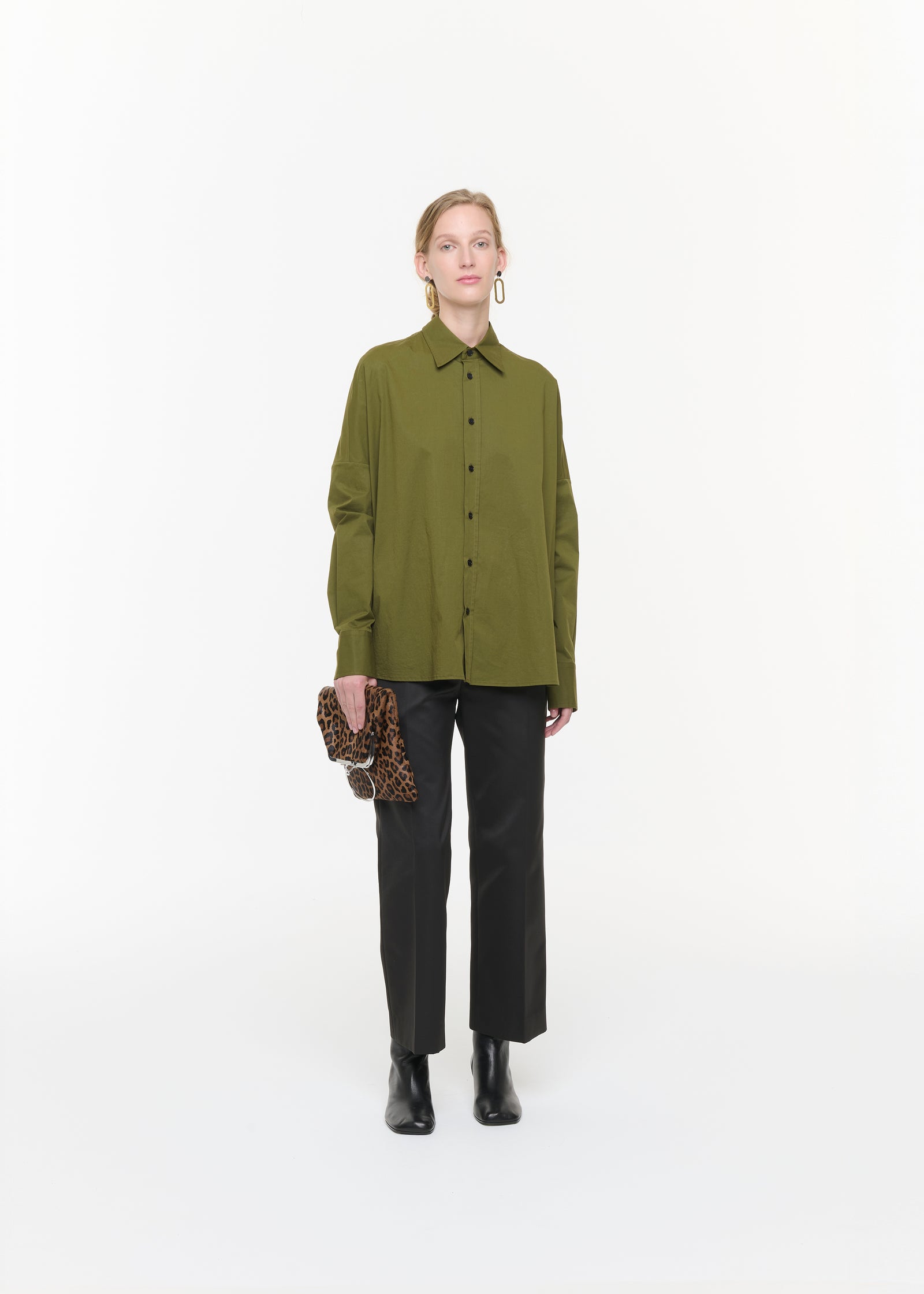LICHEN POPELINE SHIRT