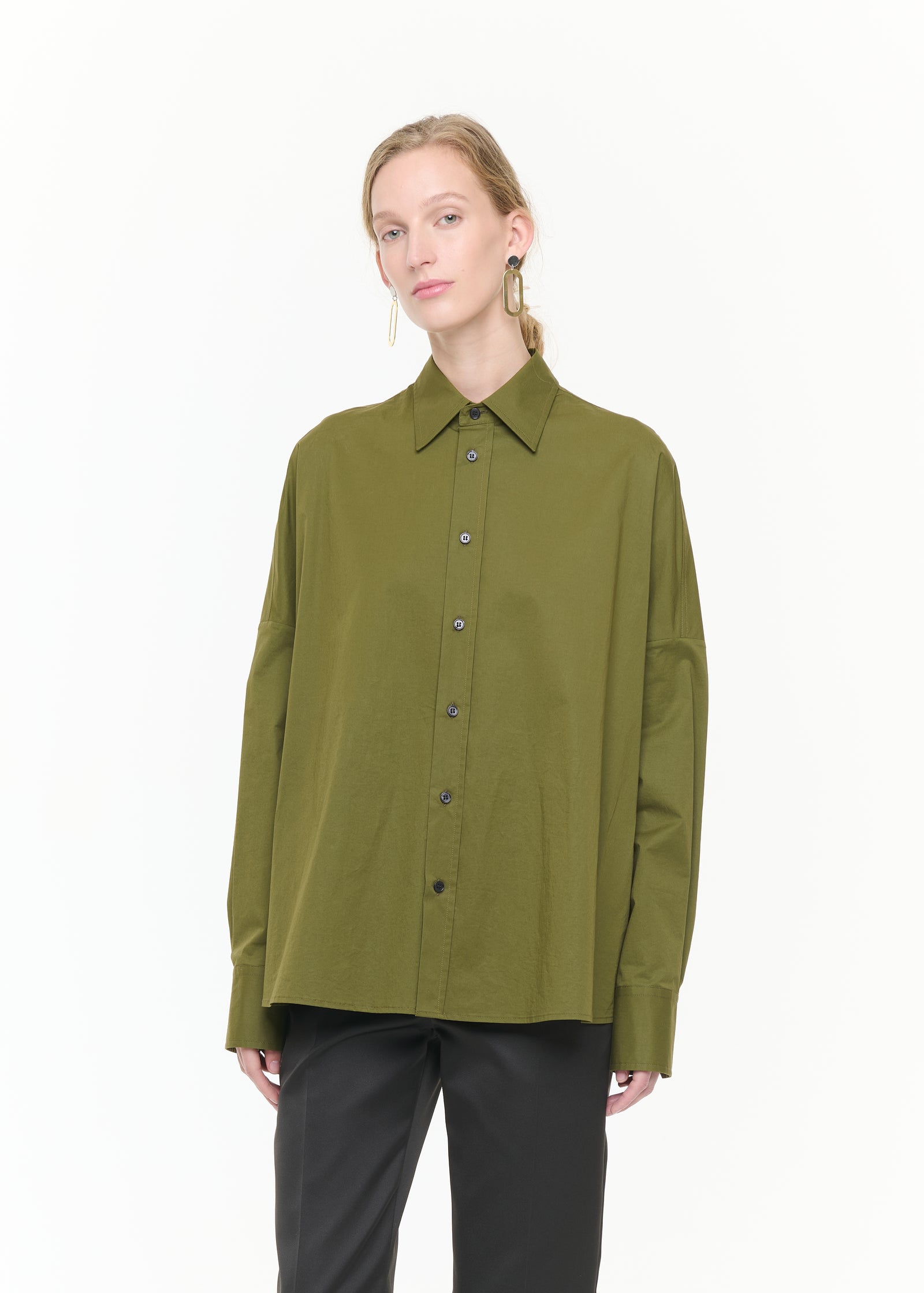 LICHEN POPELINE SHIRT