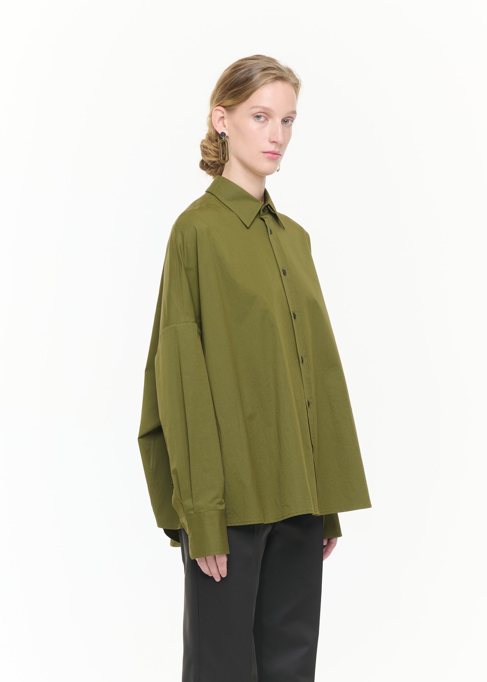 LICHEN POPELINE SHIRT