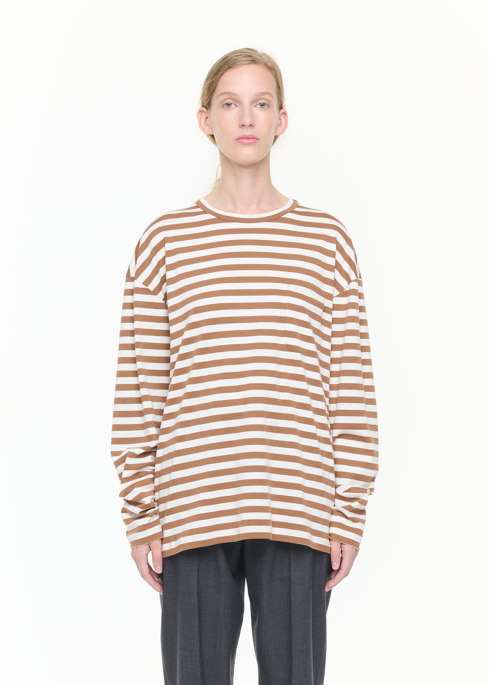 STRIPED LONG SLEEVED T-SHIRT