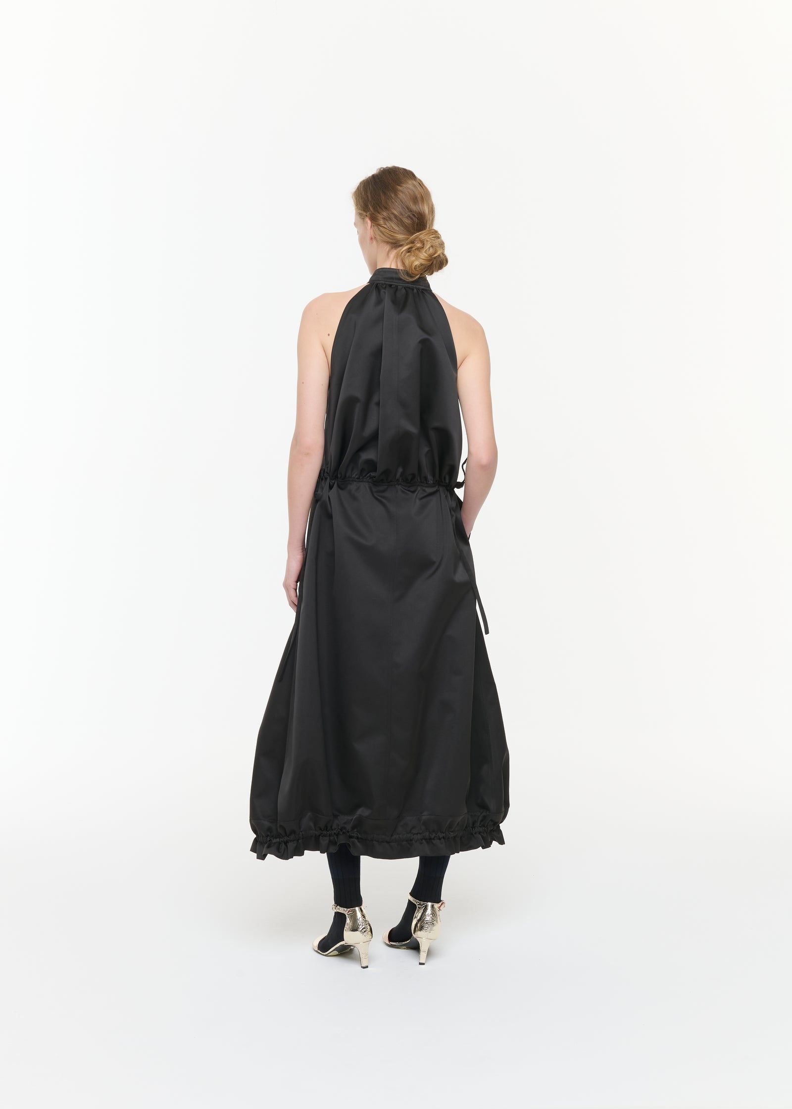 BLACK DUCHESSE LONG DRESS