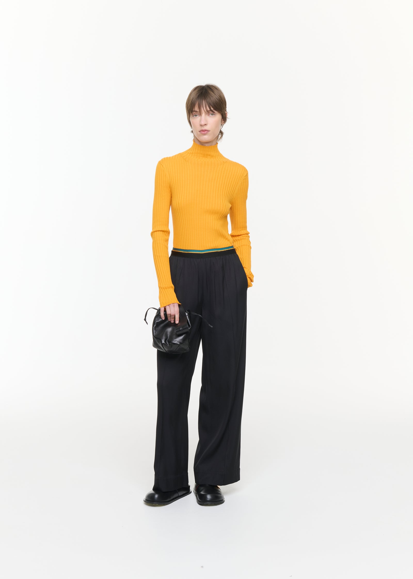 BLACK SABLE TROUSERS
