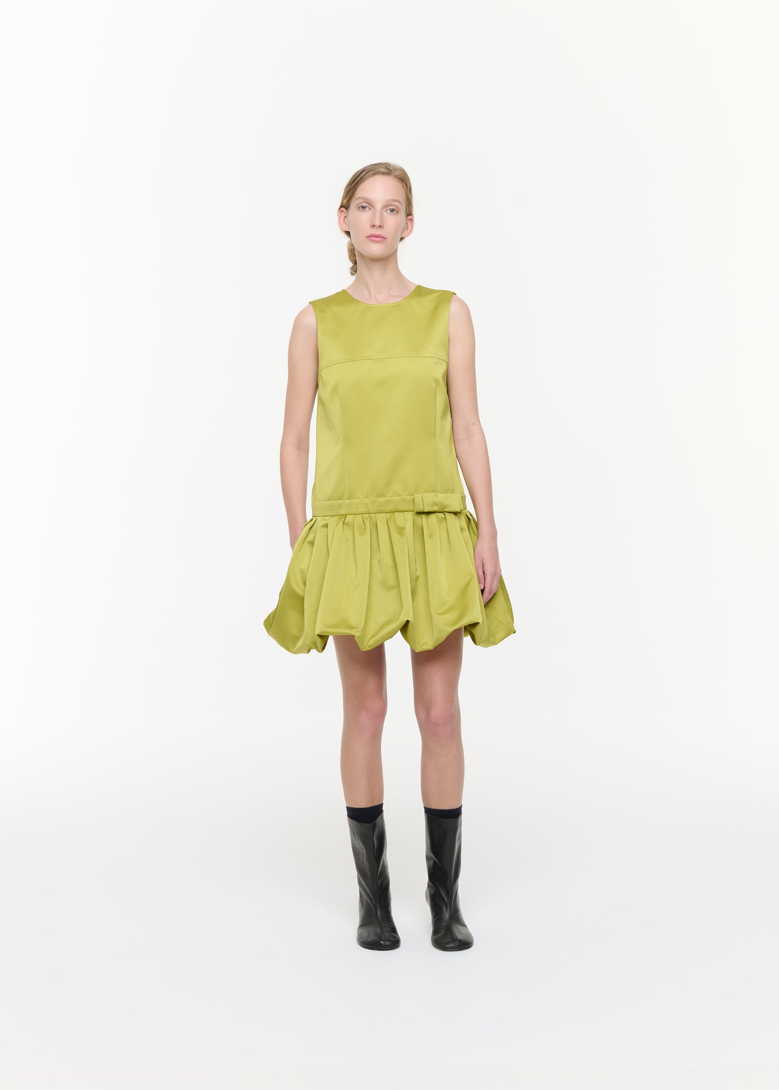 CITRON DUCHESSE MINI COCOON DRESS