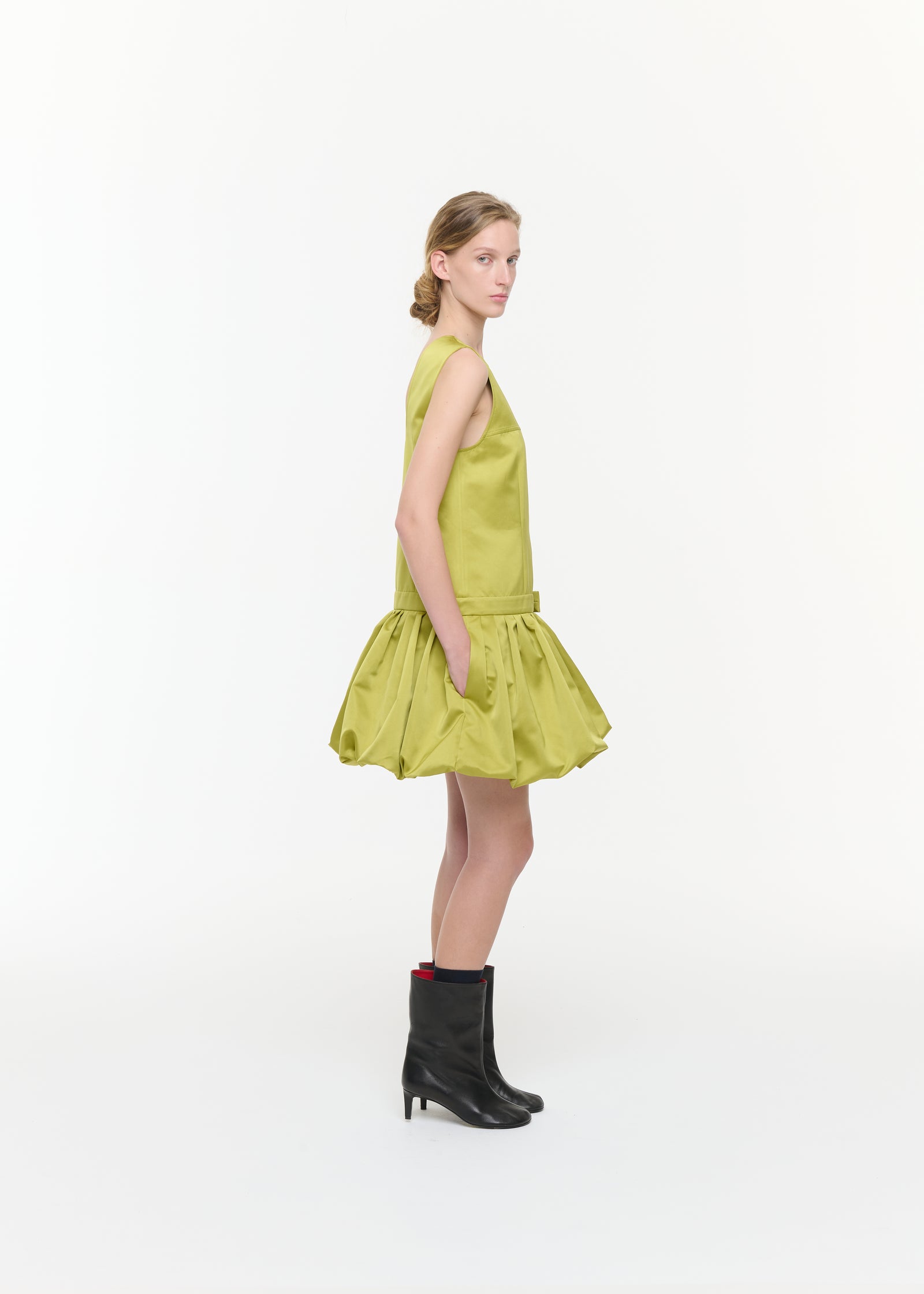 CITRON DUCHESSE MINI COCOON DRESS