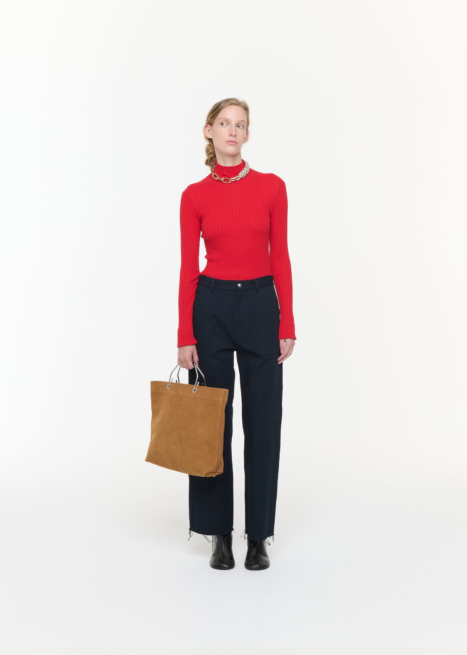 BLUE COTTON DRILL TROUSERS