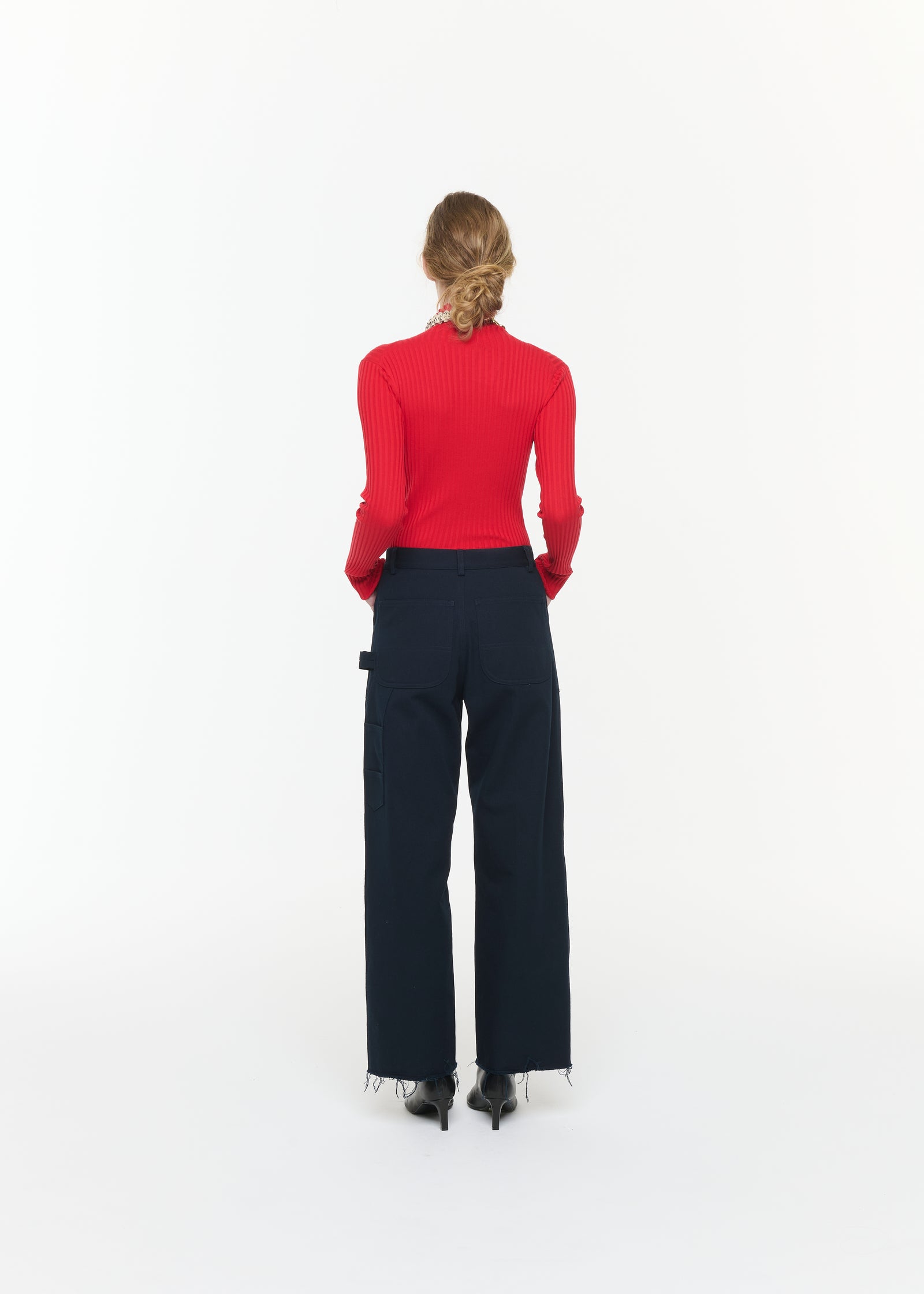 NAVY UTILITY COTTON DRILL TROUSERS