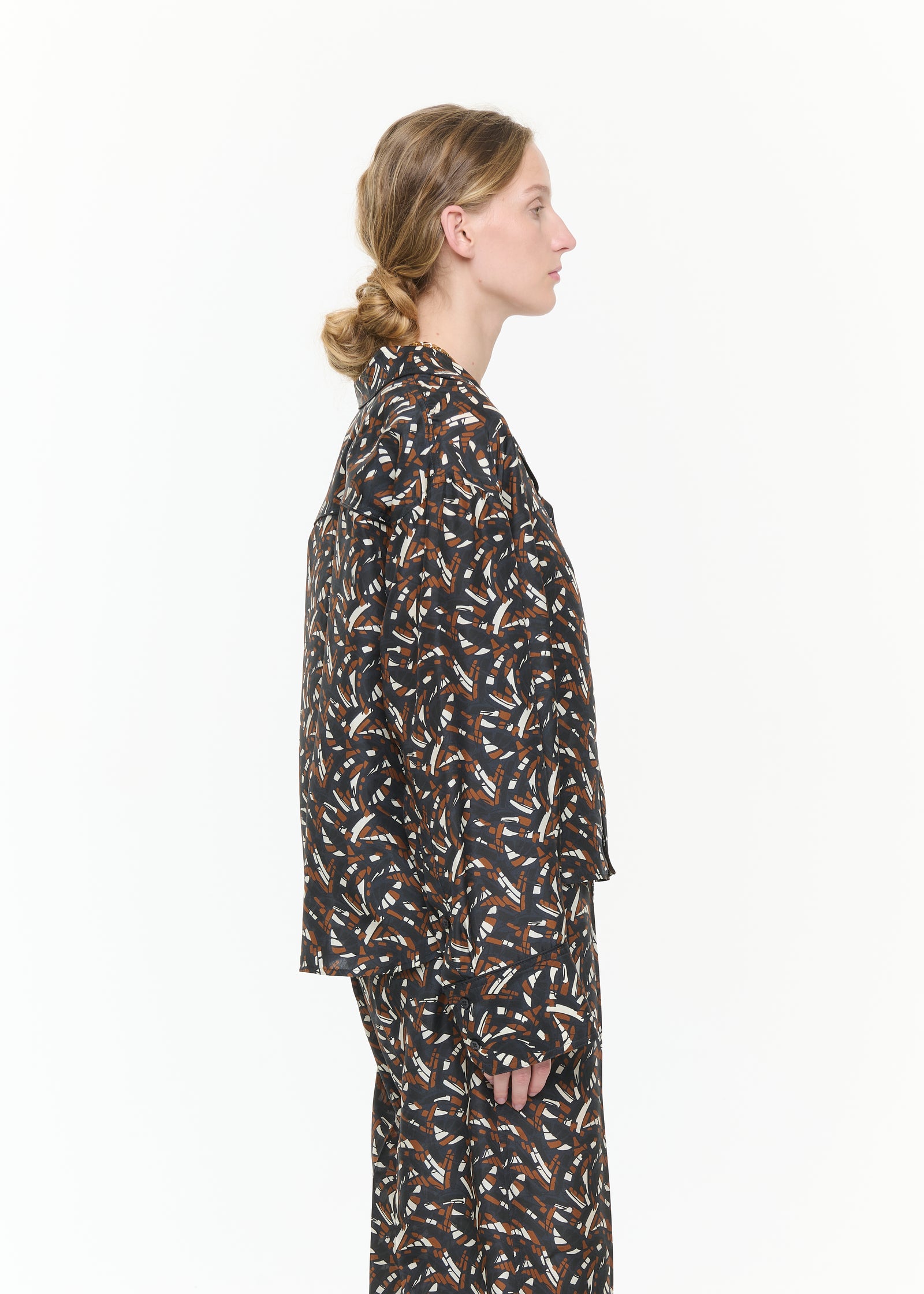 HABOUTAI SILK PIJAMA SHIRT
