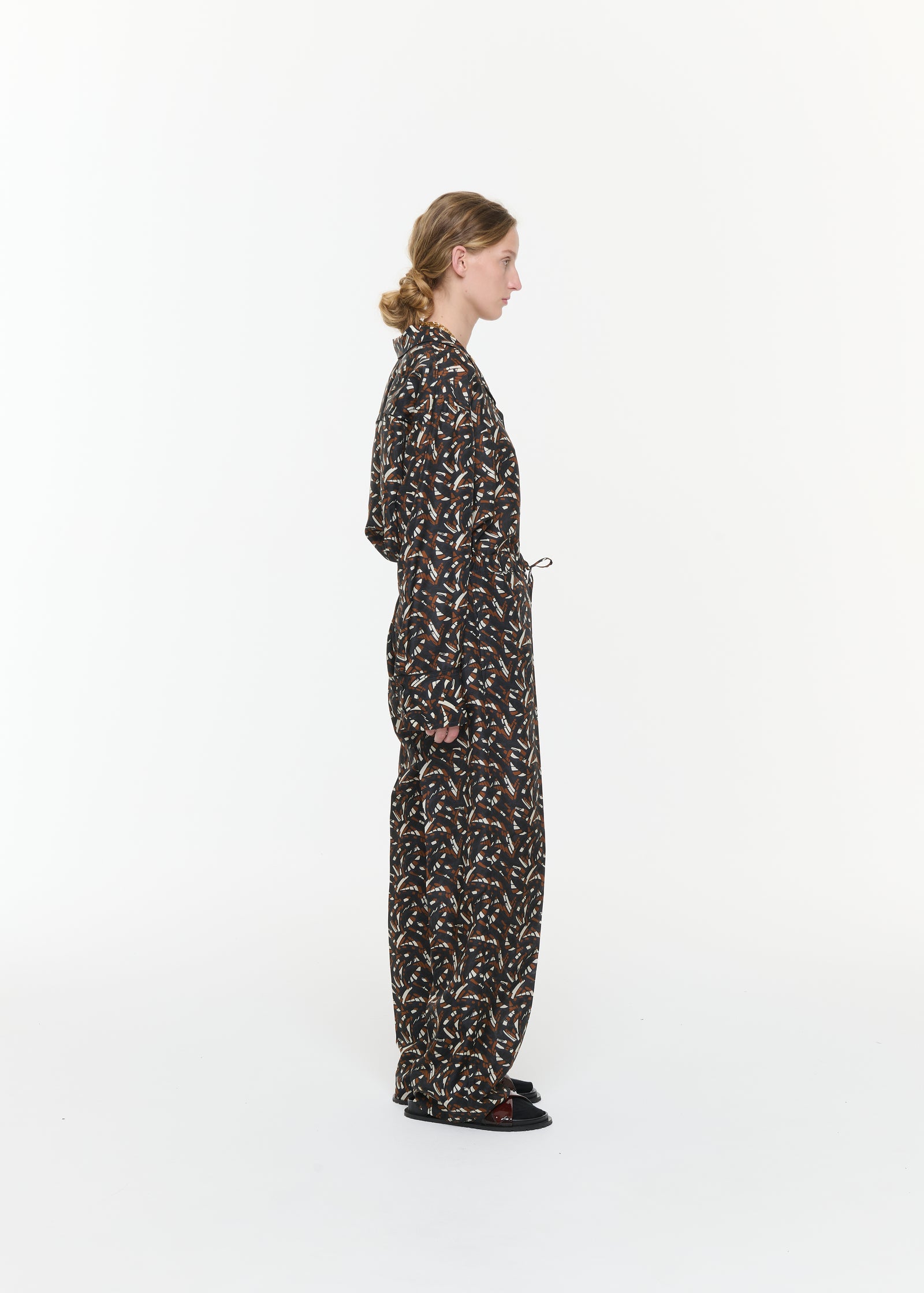HABOUTAI SILK PYJAMA TROUSERS