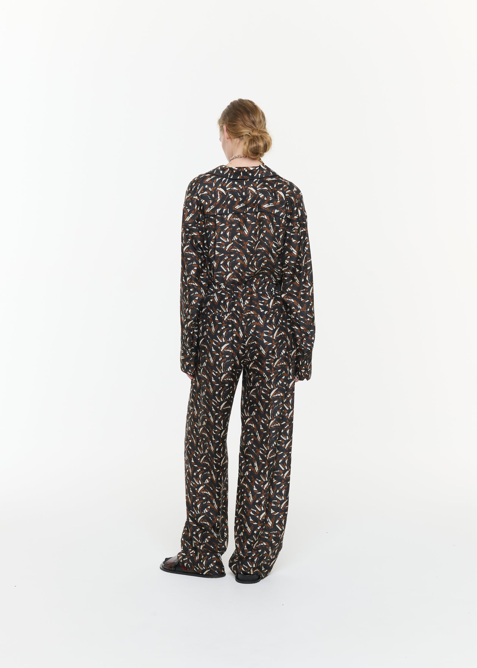 HABOUTAI SILK PYJAMA TROUSERS