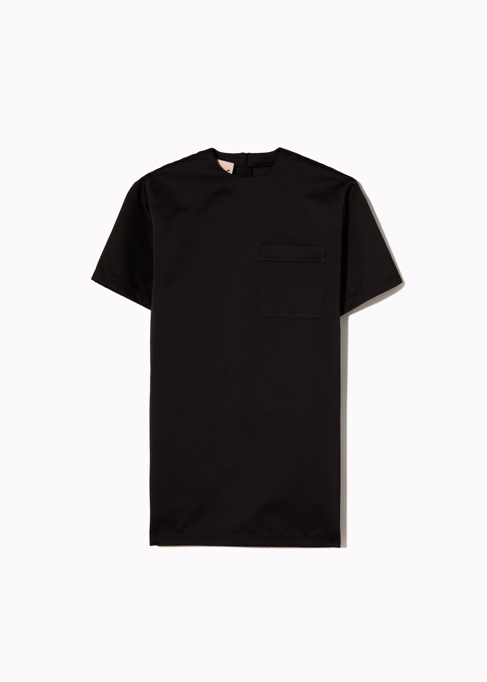 BLACK DUCHESSE MINI DRESS