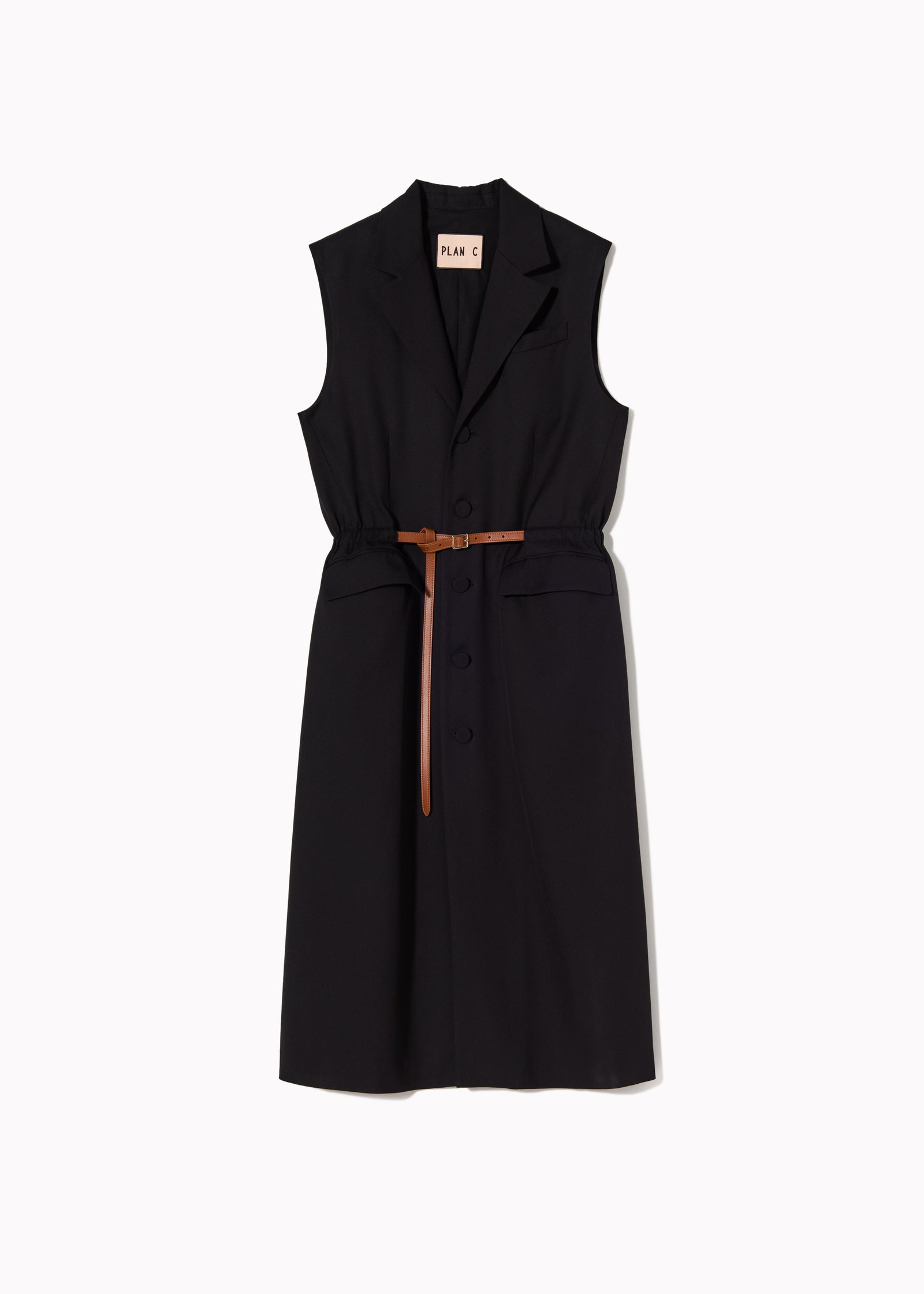 ABITO GILETTINO NERO "SABLE'"