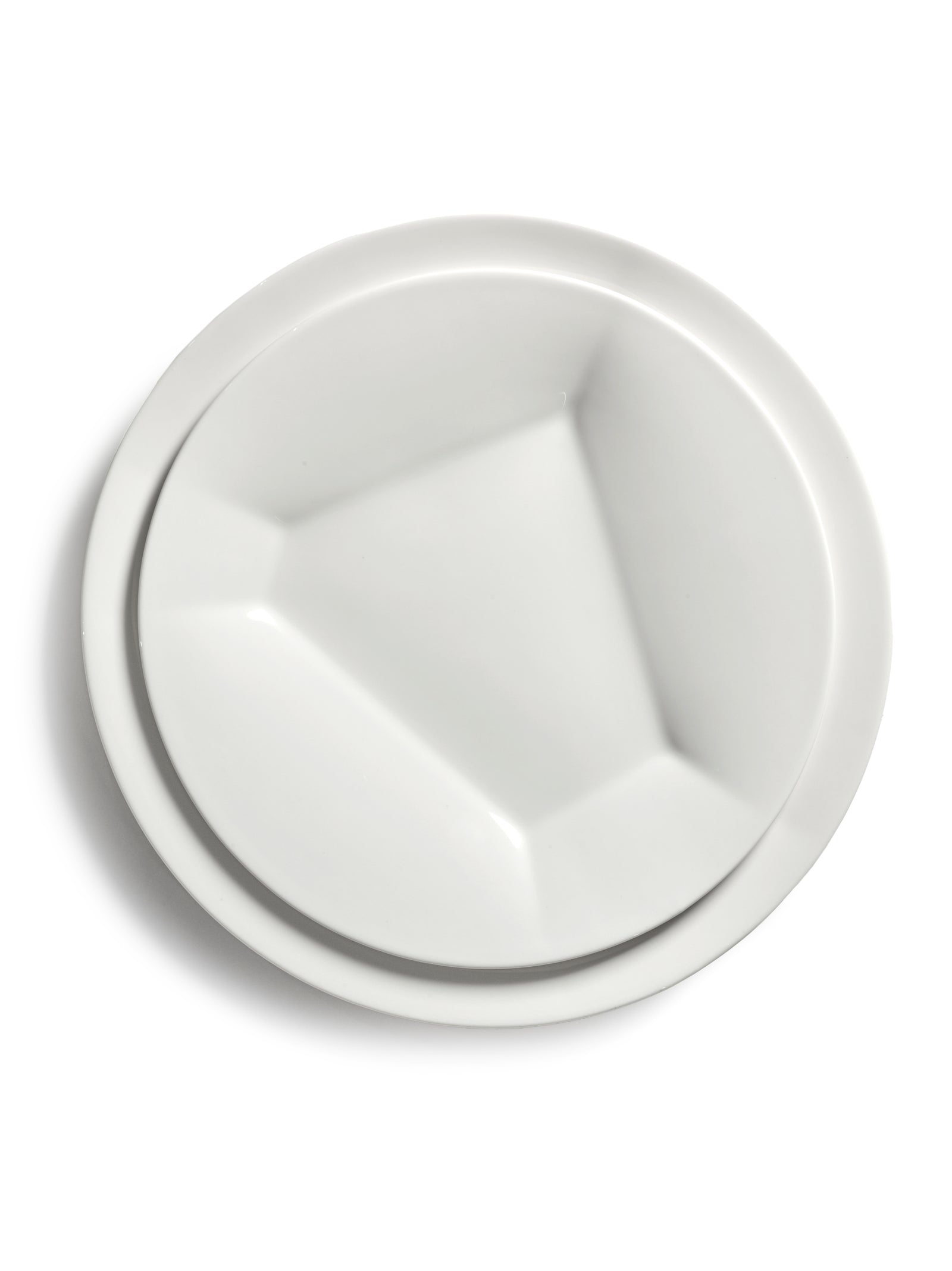 STARTER PLATE 02 SILOS - WHITE