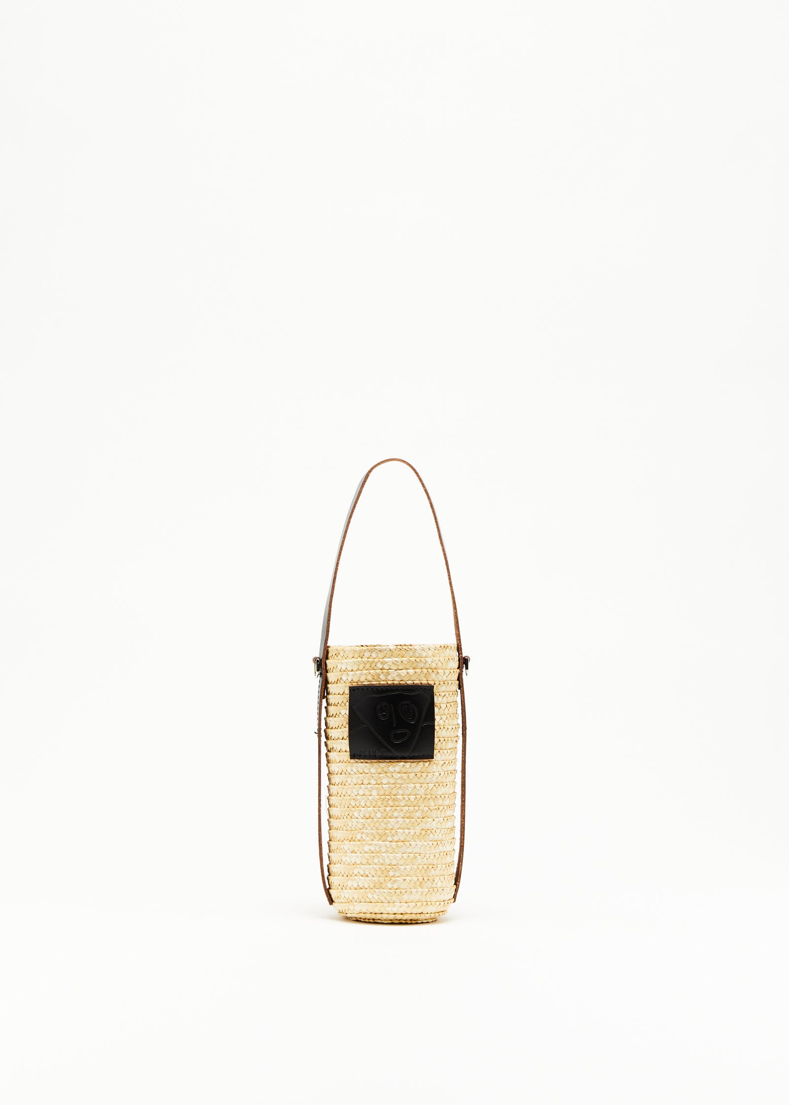 HANDMADE "PILI AND BIANCA" FLORENTINE STRAW BOTTLE HOLDER
