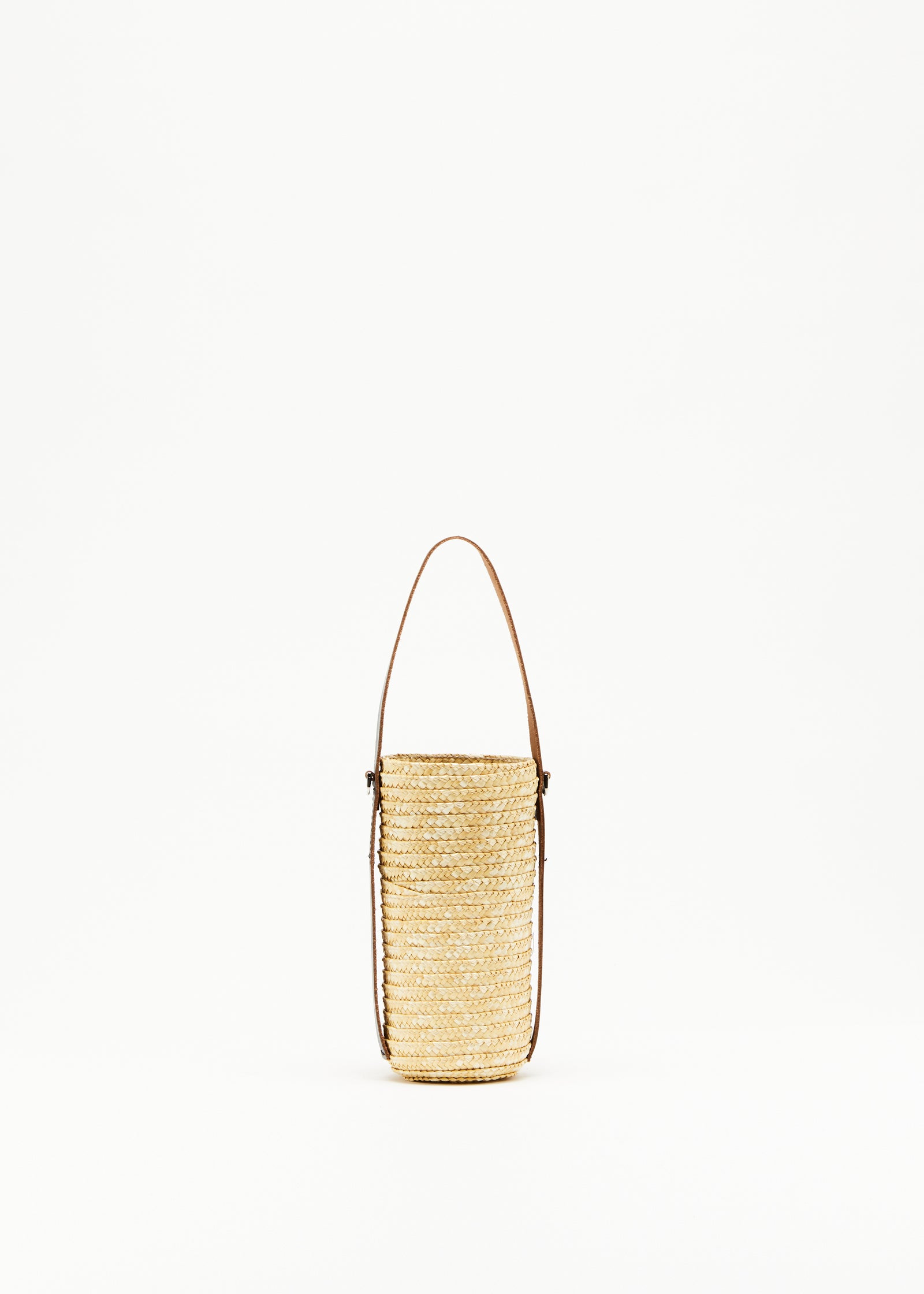 HANDMADE "PILI AND BIANCA" FLORENTINE STRAW BOTTLE HOLDER