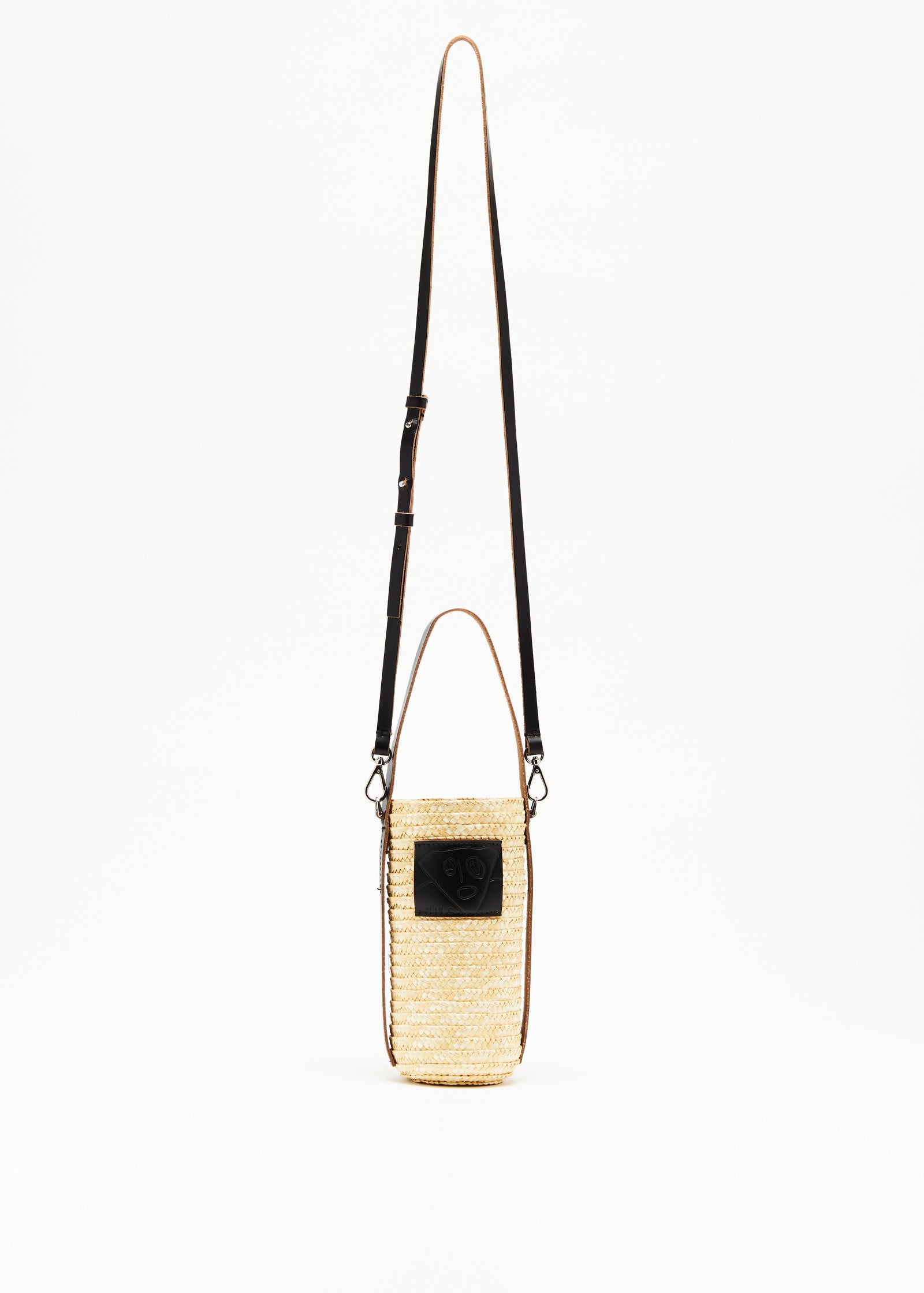 HANDMADE "PILI AND BIANCA" FLORENTINE STRAW BOTTLE HOLDER