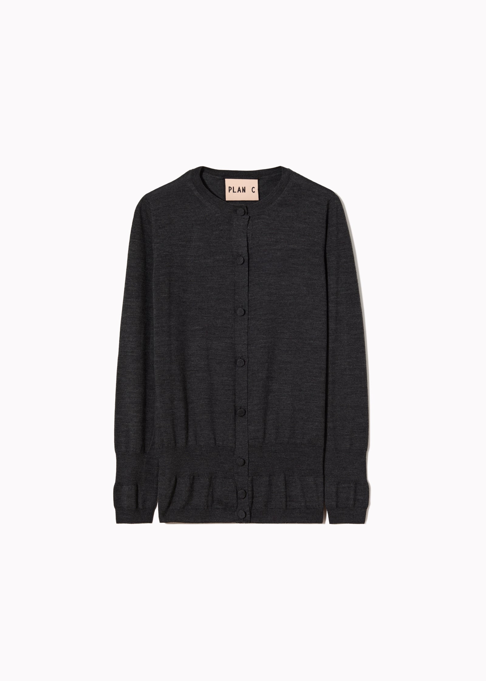 CARDIGAN IN LANA SETA GRANITO