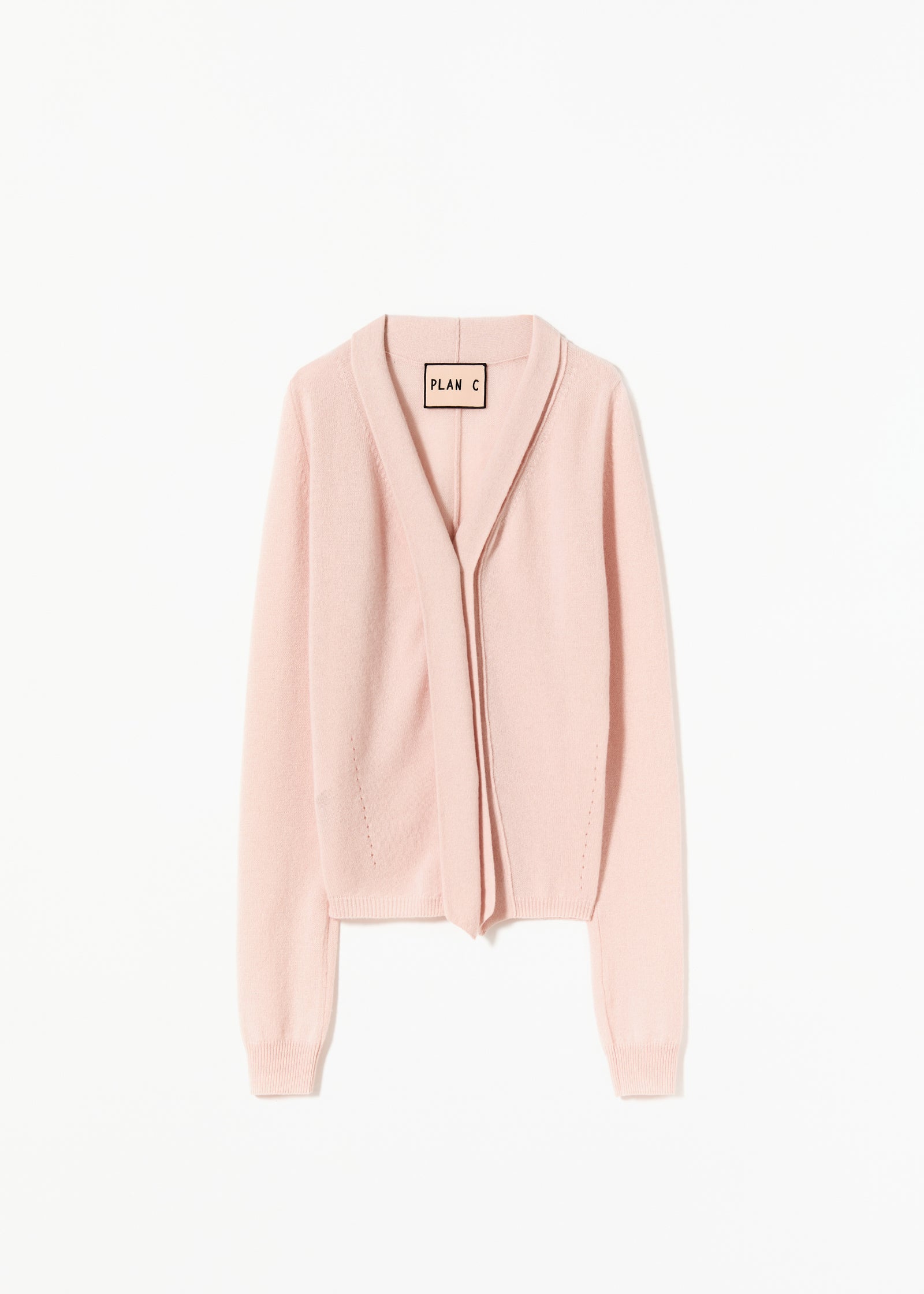 CARDIGAN IN CASHMERE ROSA CONTORNO