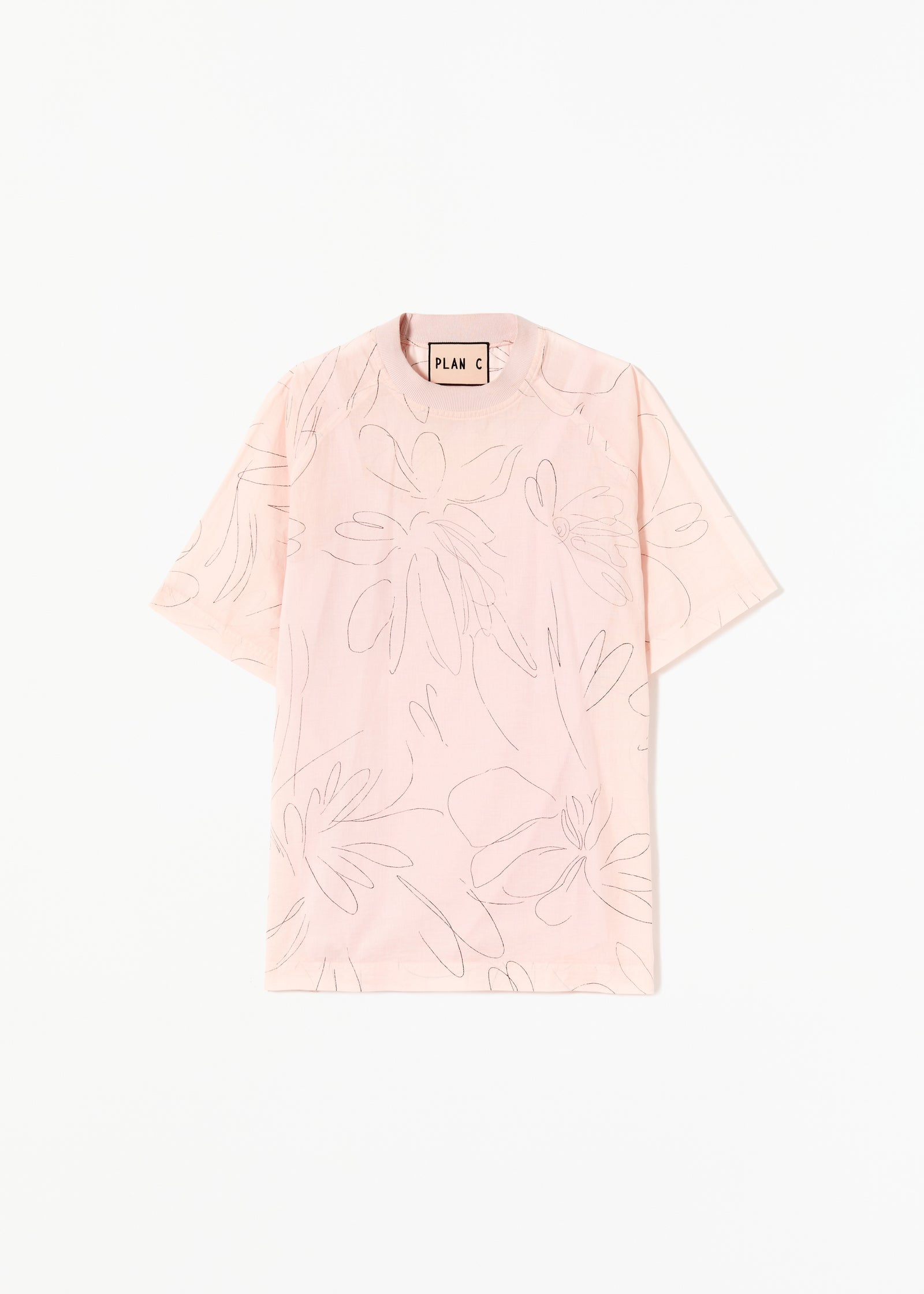 CAMICIA IN COTONE A MANICHE CORTE