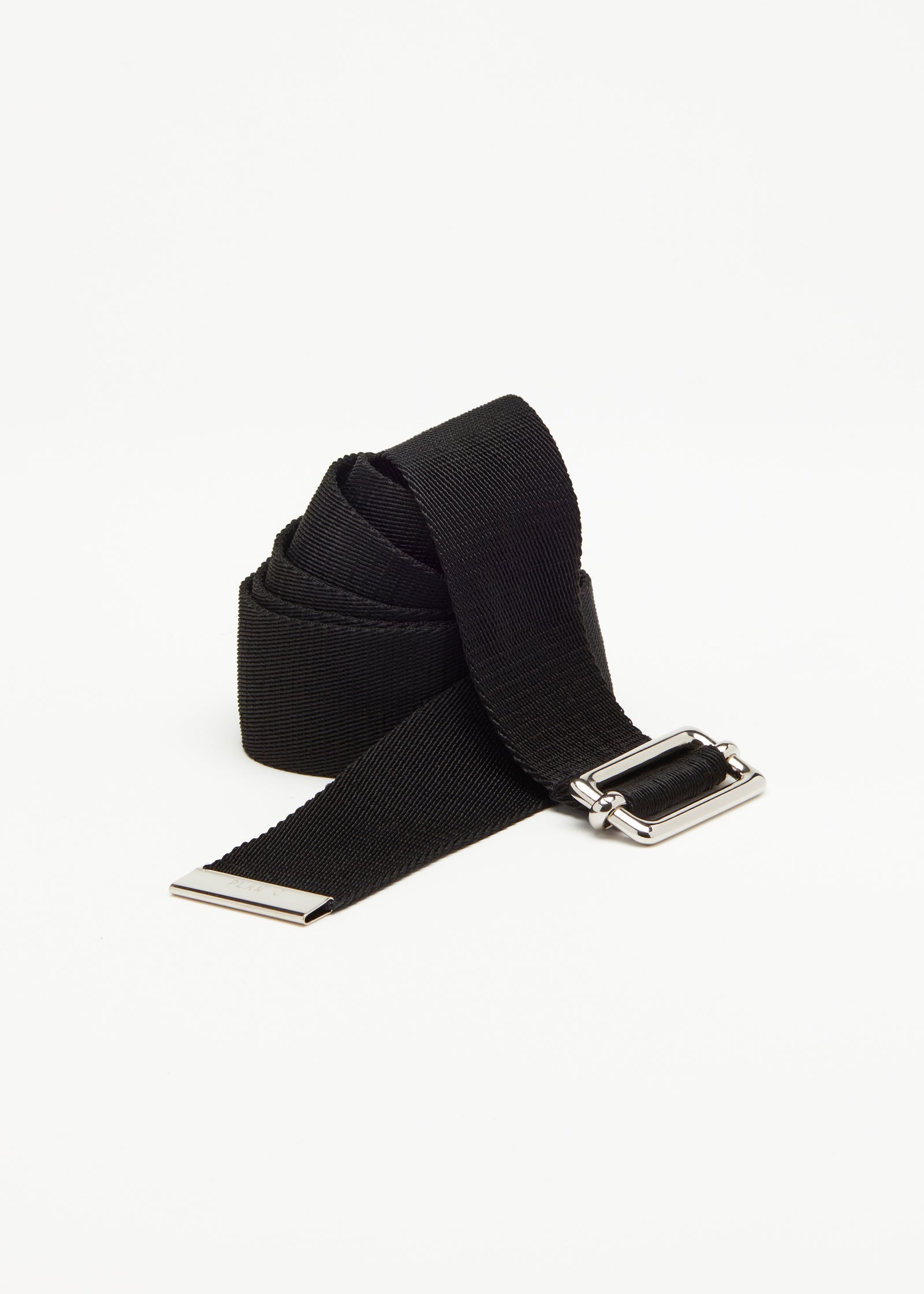 BLACK BELT WITH METAL BUCKLE