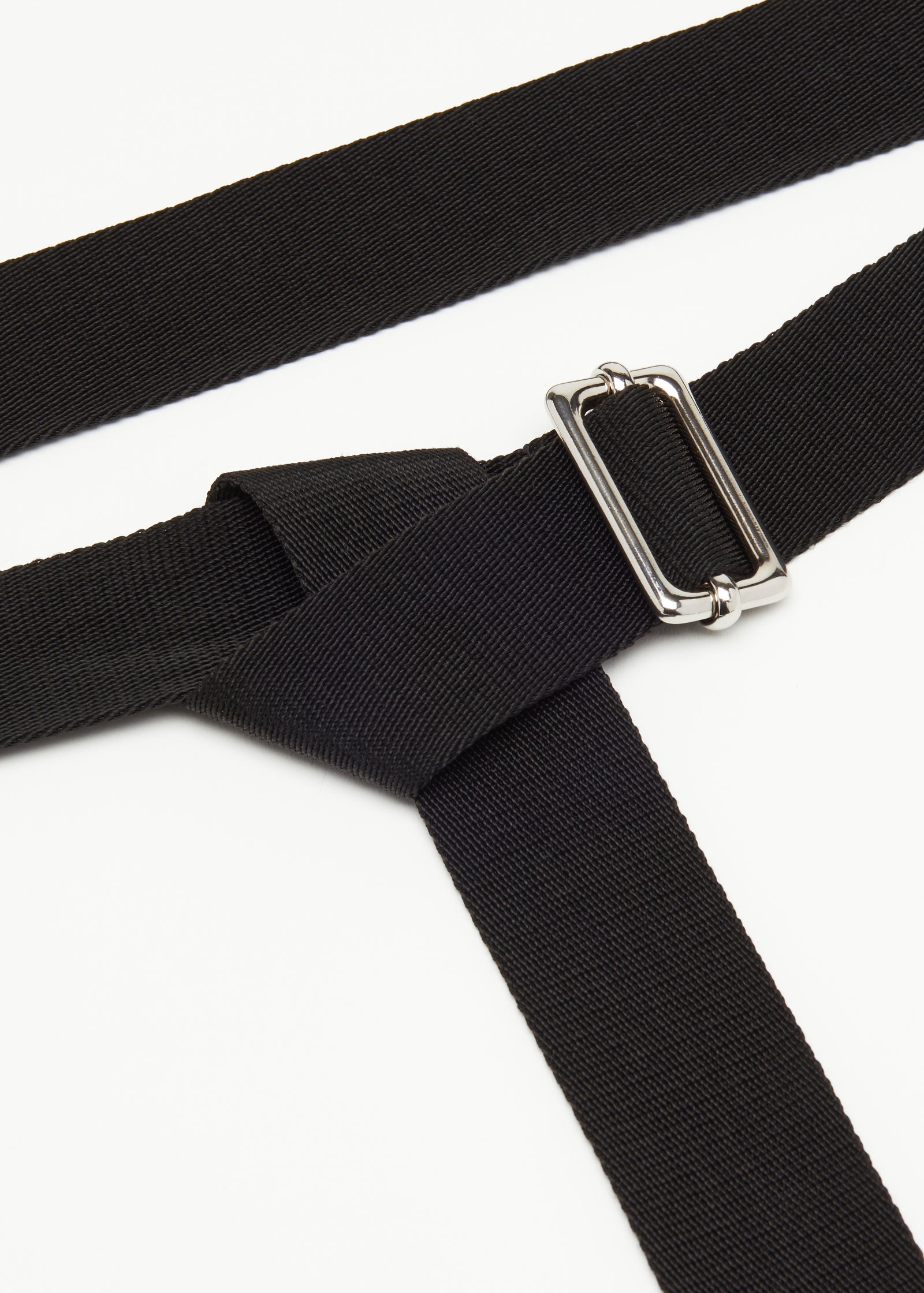 BLACK BELT WITH METAL BUCKLE