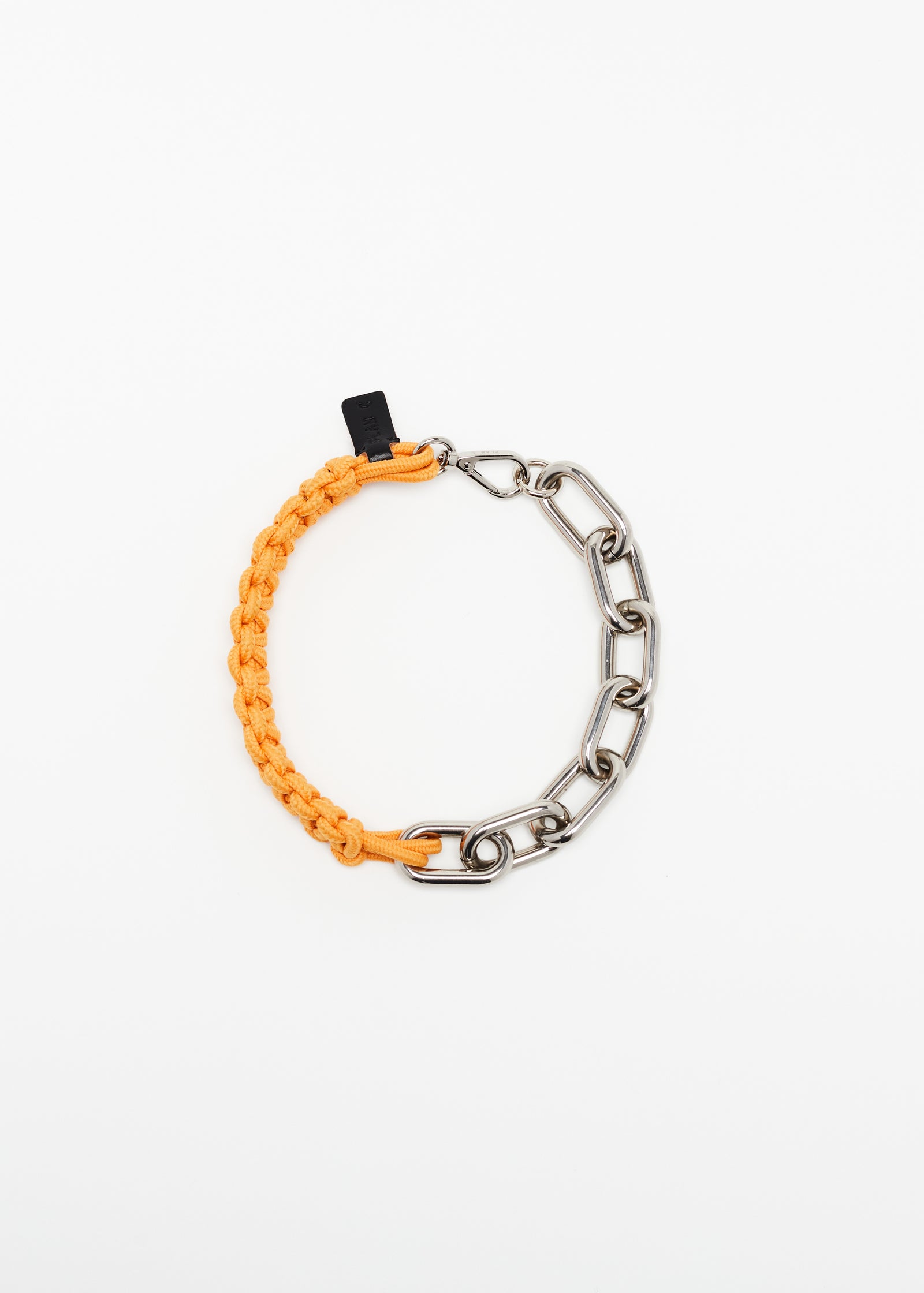 ORANGE CHUNKY CHAIN NECKLACE