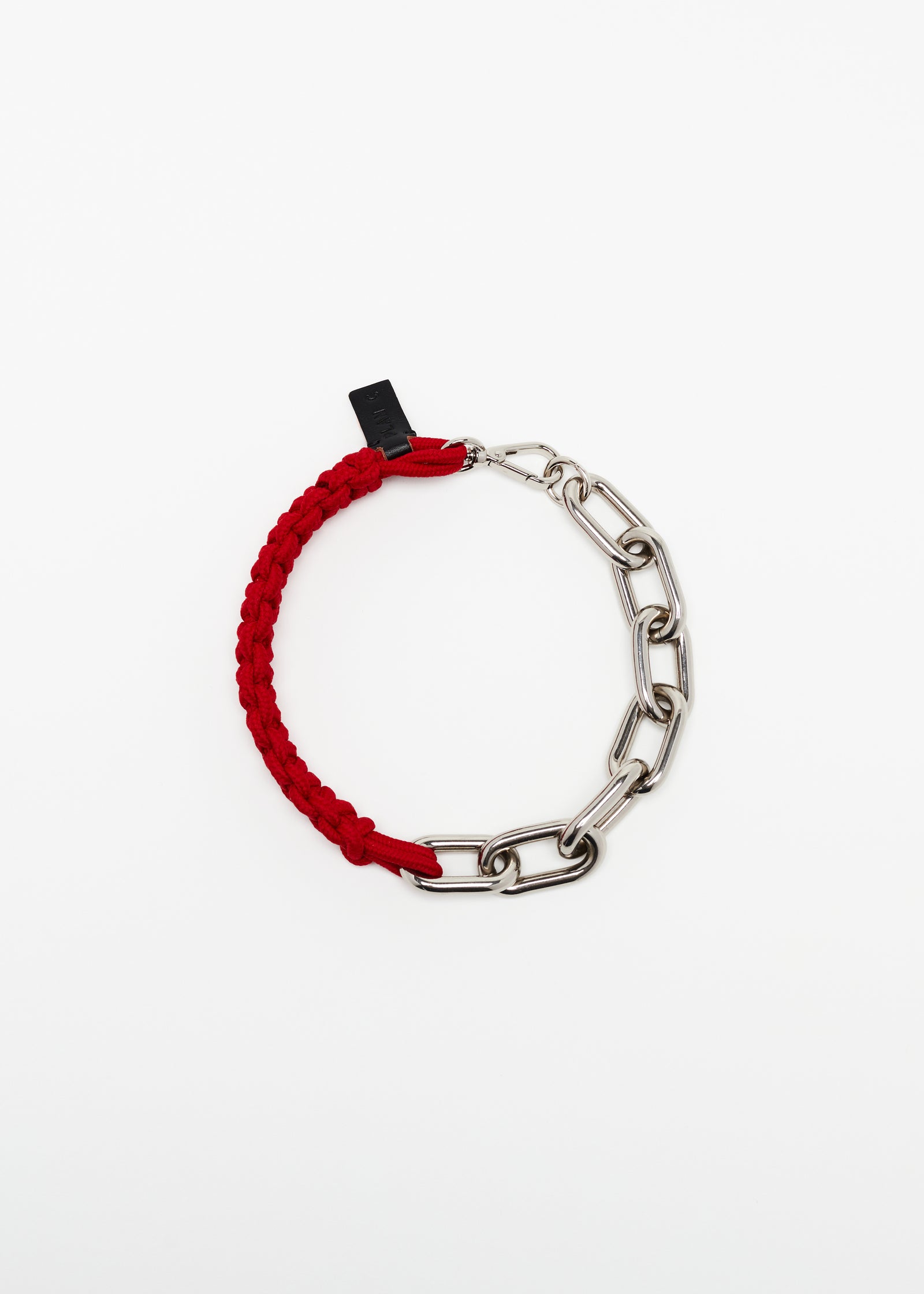 RED CHUNKY CHAIN NECKLACE