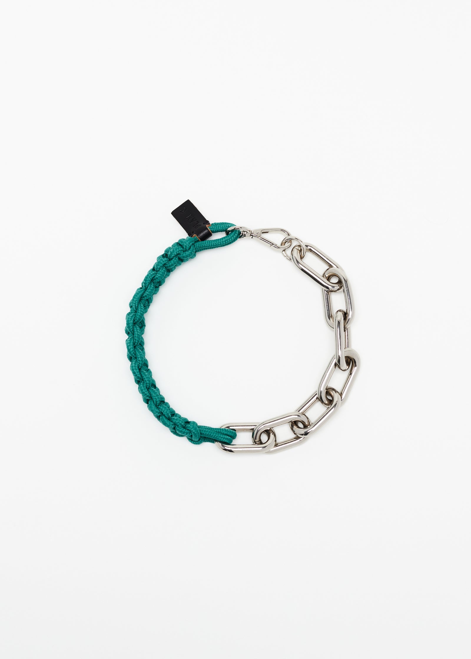GREEN CHUNKY CHAIN NECKLACE