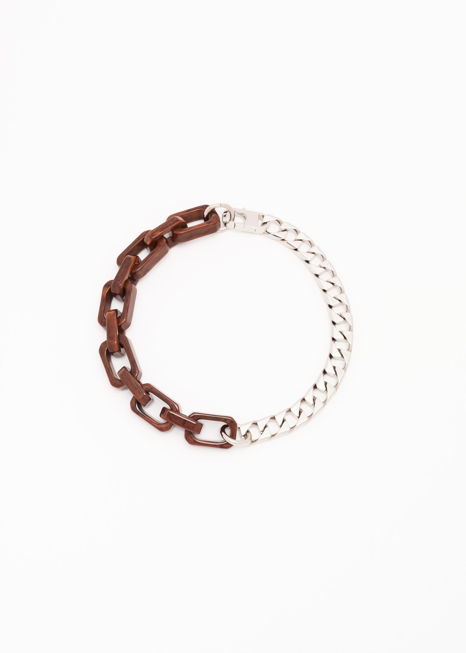 COLLANA CATENA CON CORDINO ROSSO VERMIGLIO