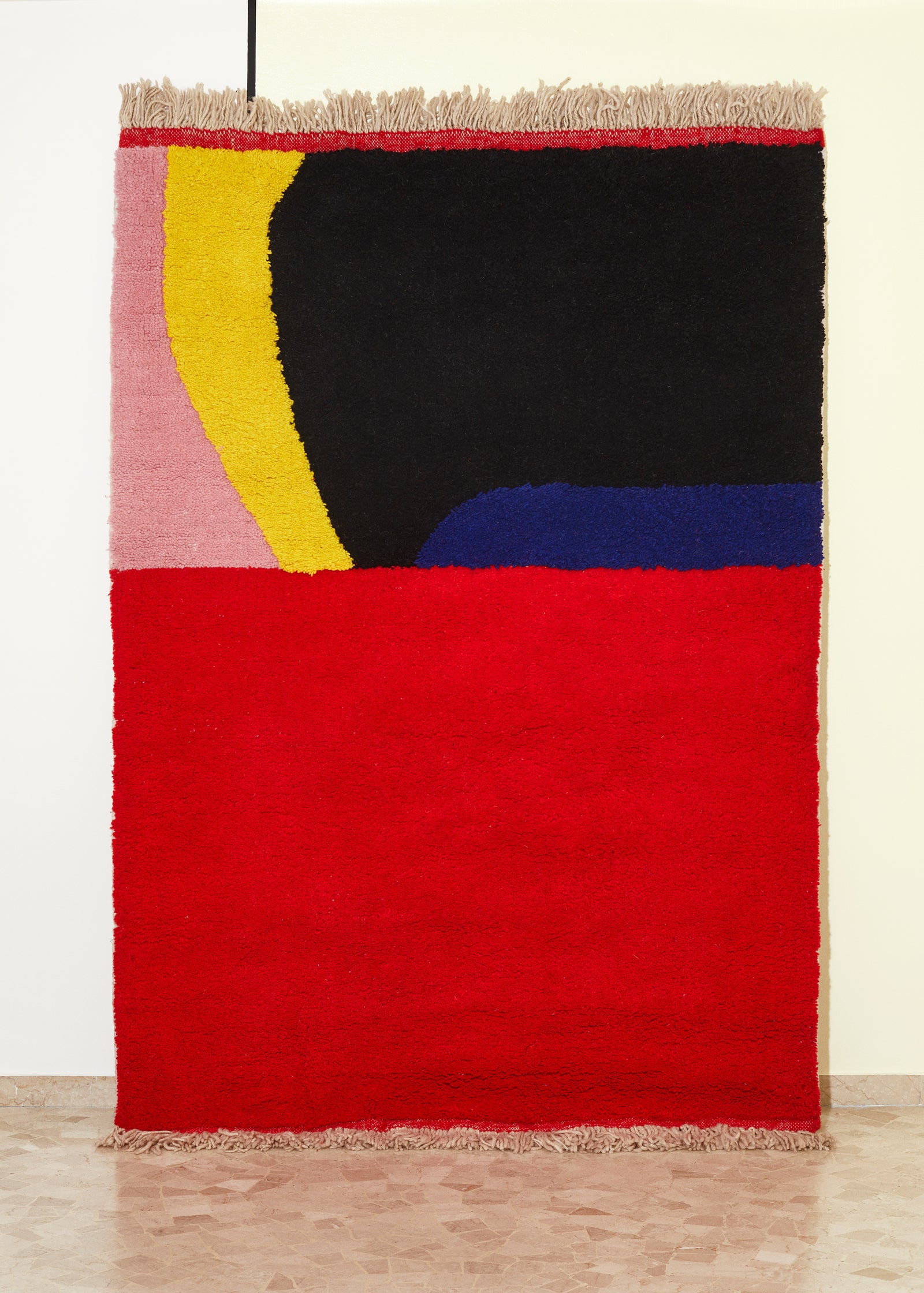 "CAROLINA SELF PORTRAIT" HAND-KNOTTED WOOL RUG