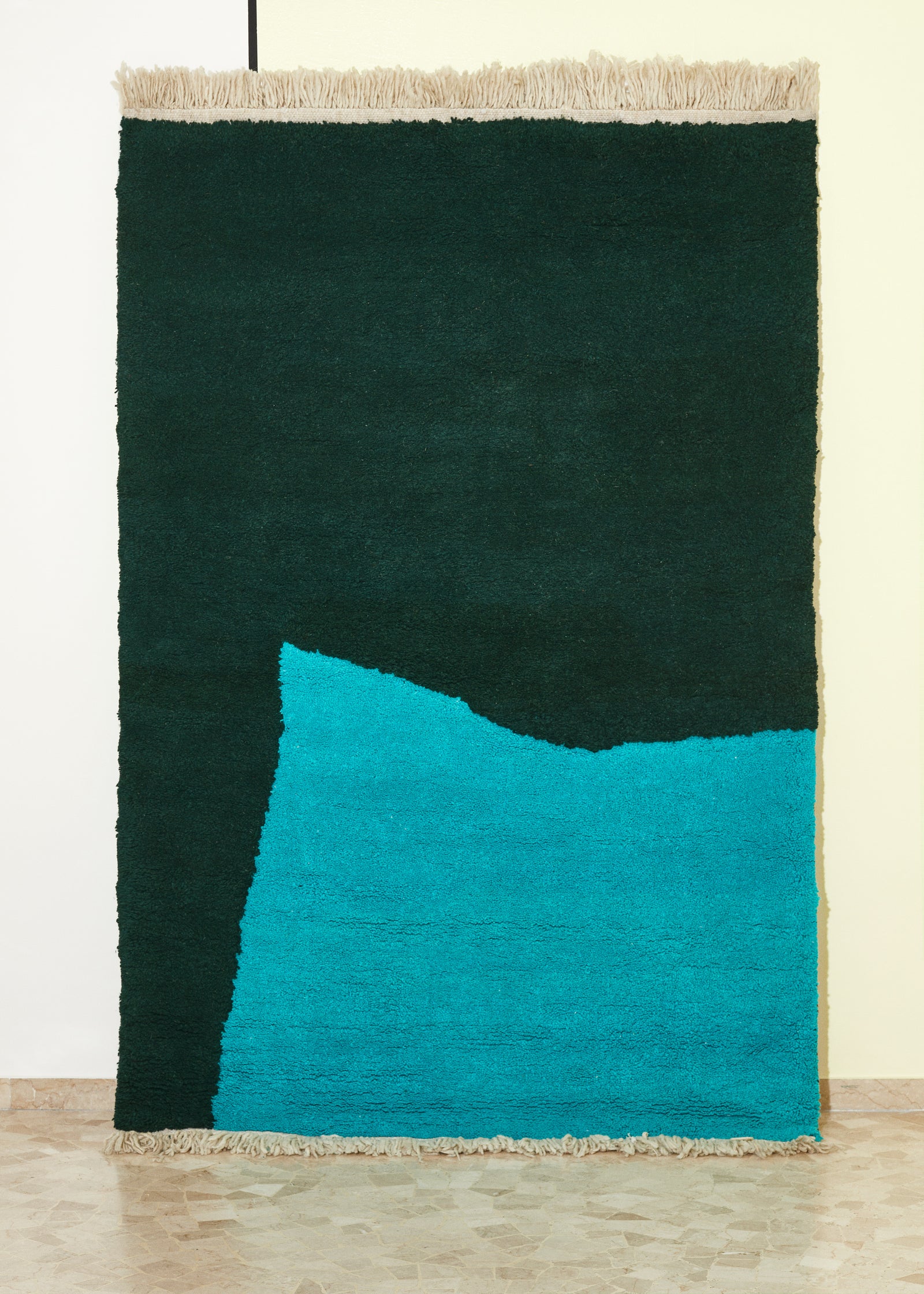 "FILIPPO" HAND-KNOTTED WOOL RUG
