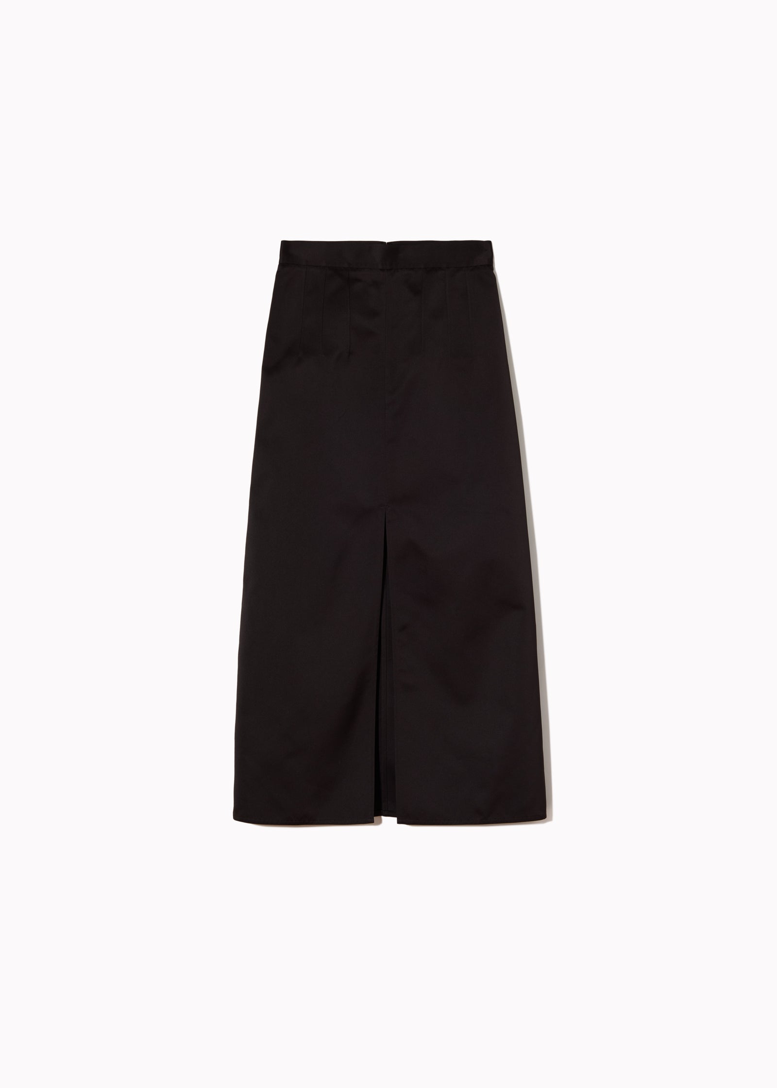BLACK DUCHESSE STRAIGHT CUT LONG SKIRT