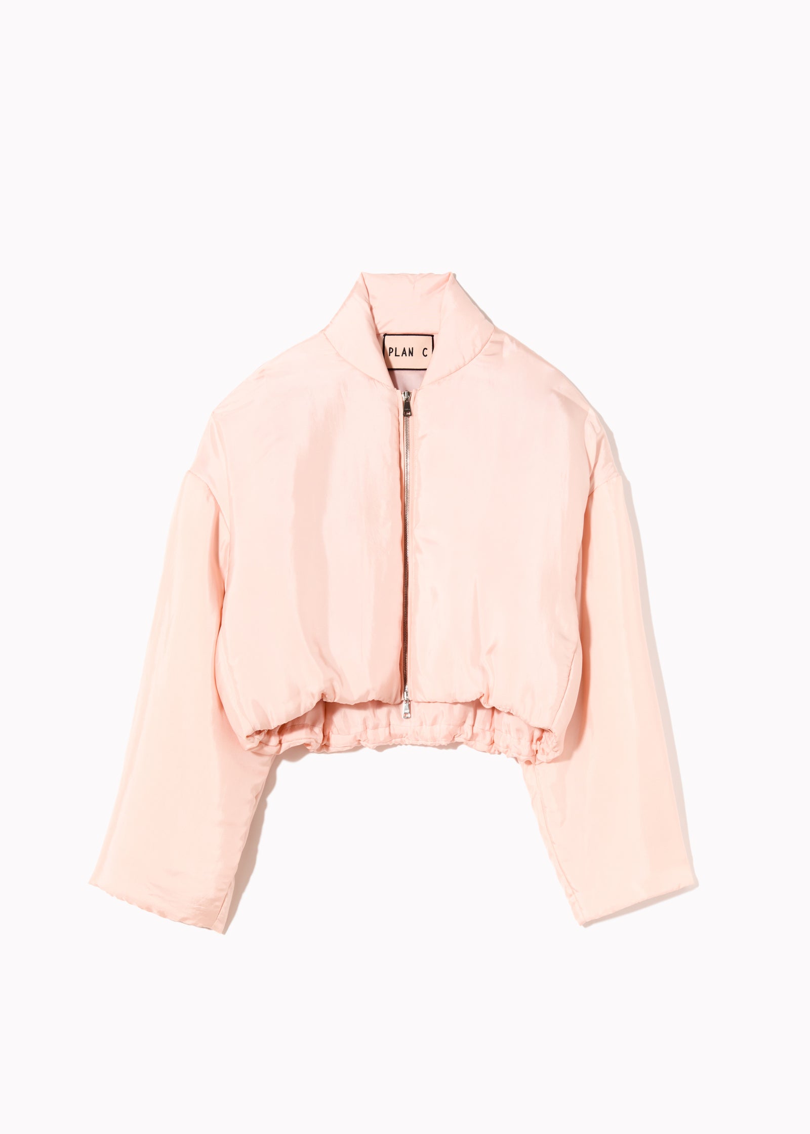 BOMBER CORTO IN TWILL COLOR BELLINI