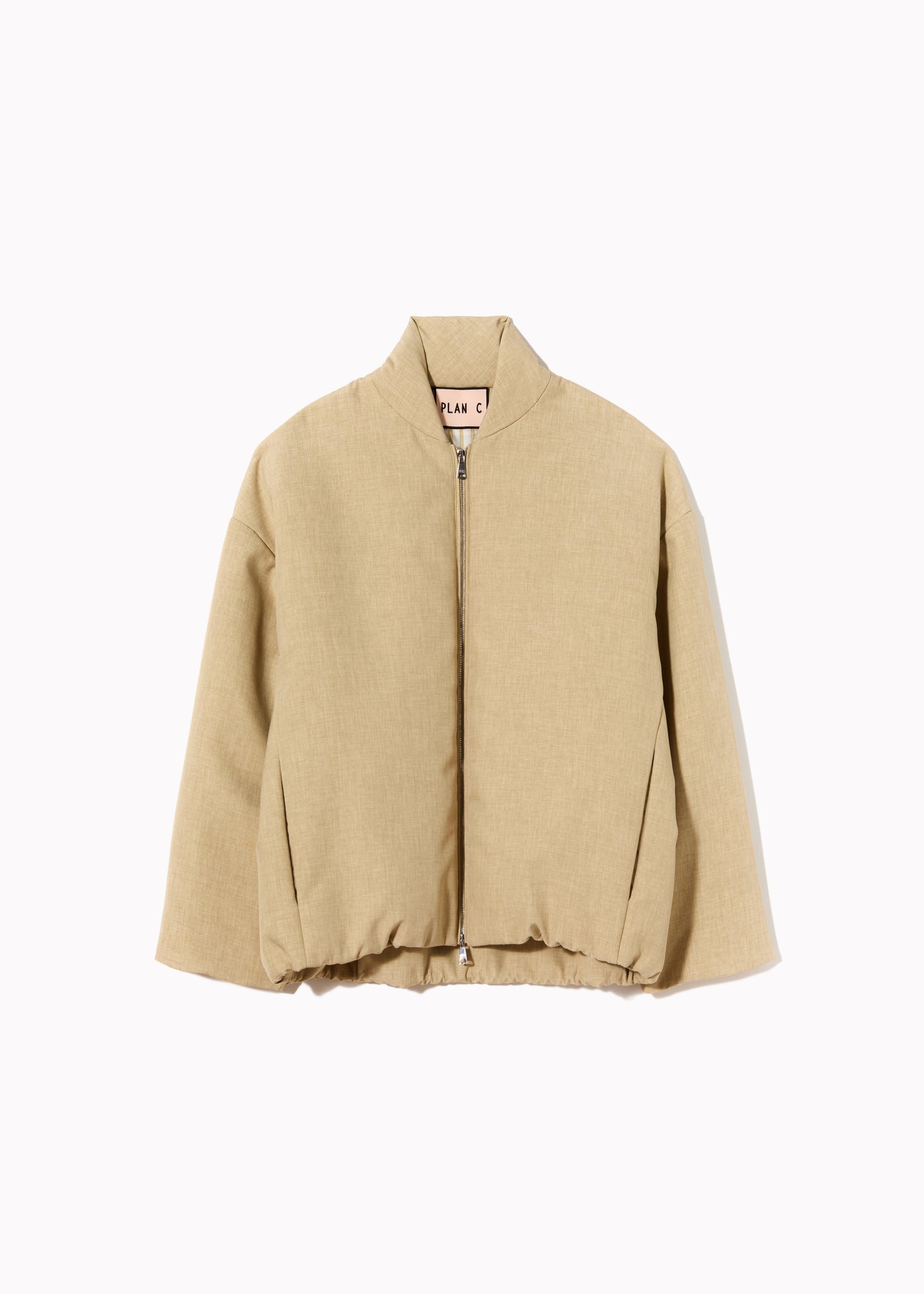 MELANGE YELLOW BOMBER JACKET