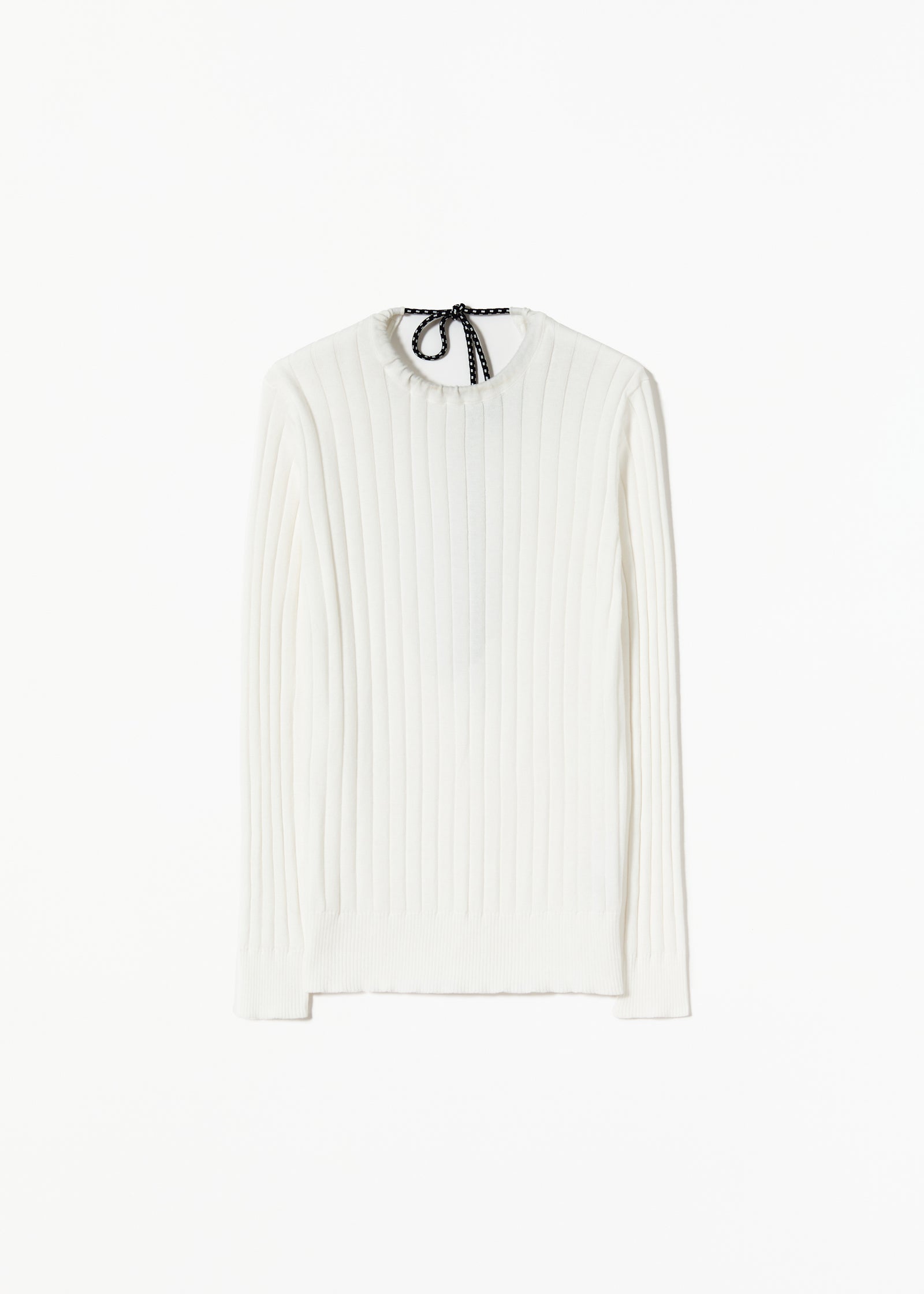 LONG SLEEVES RIBBED KNIT