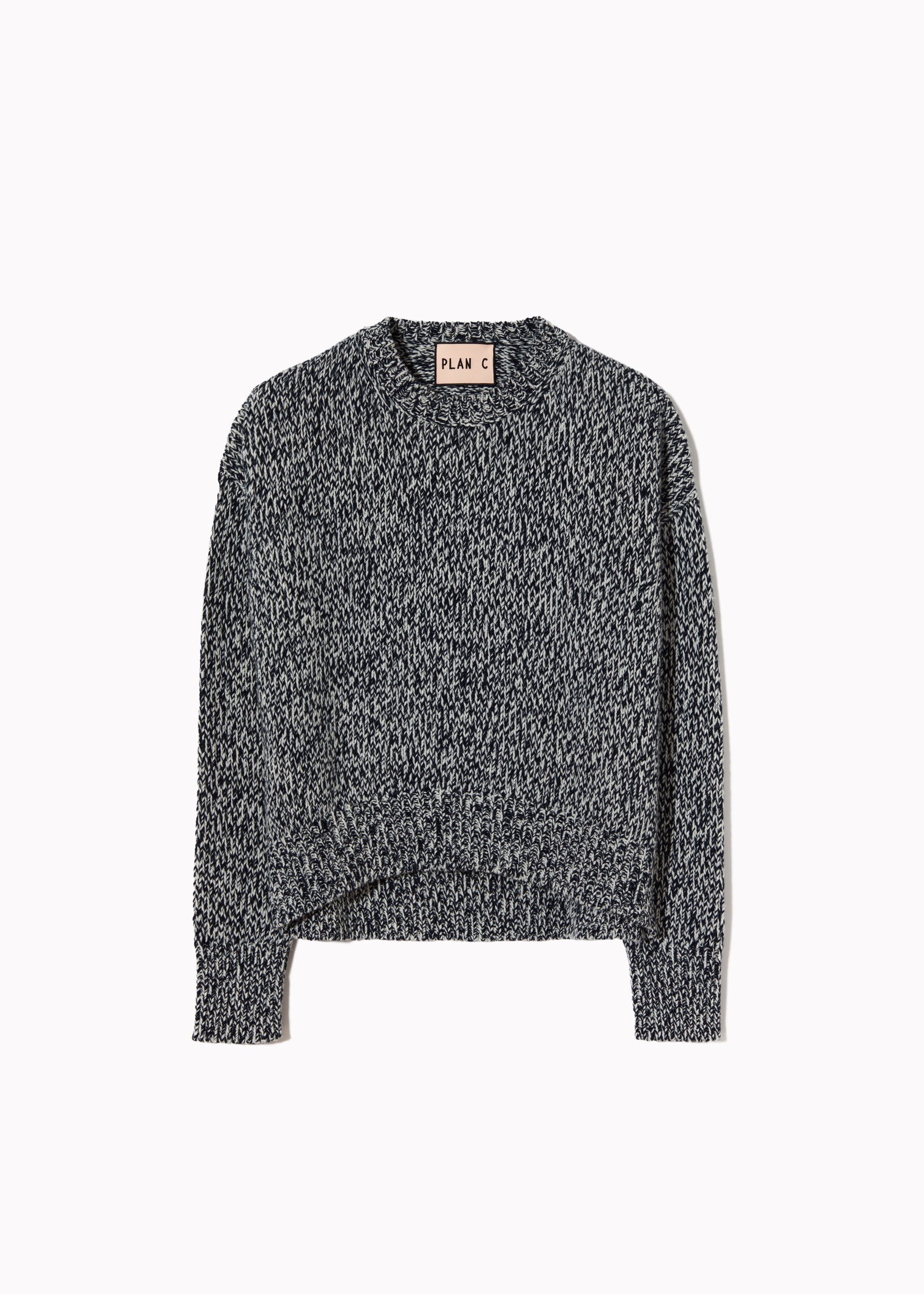MELANGE KNIT SWEATER