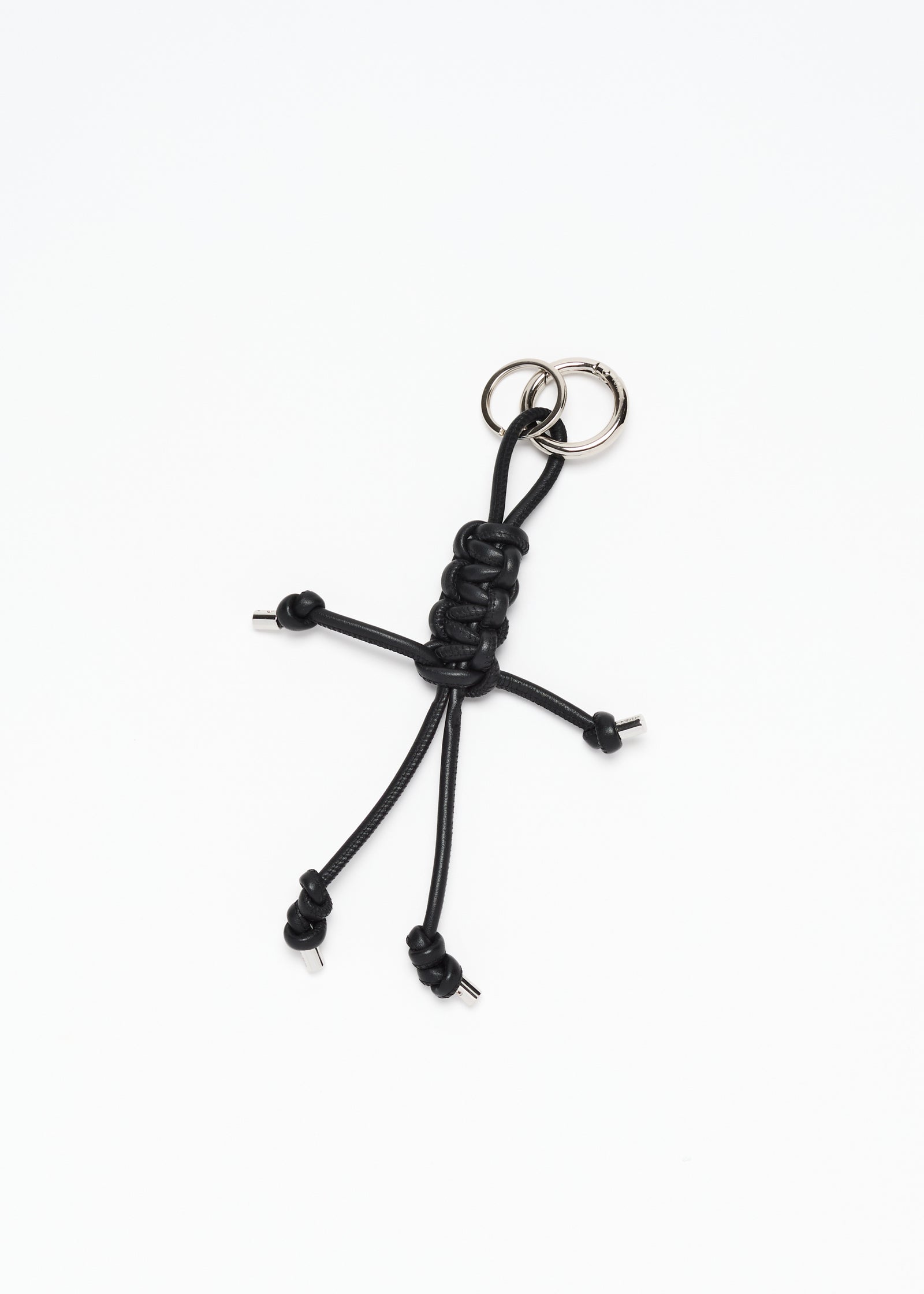 BLACK LANYARD KEY RING