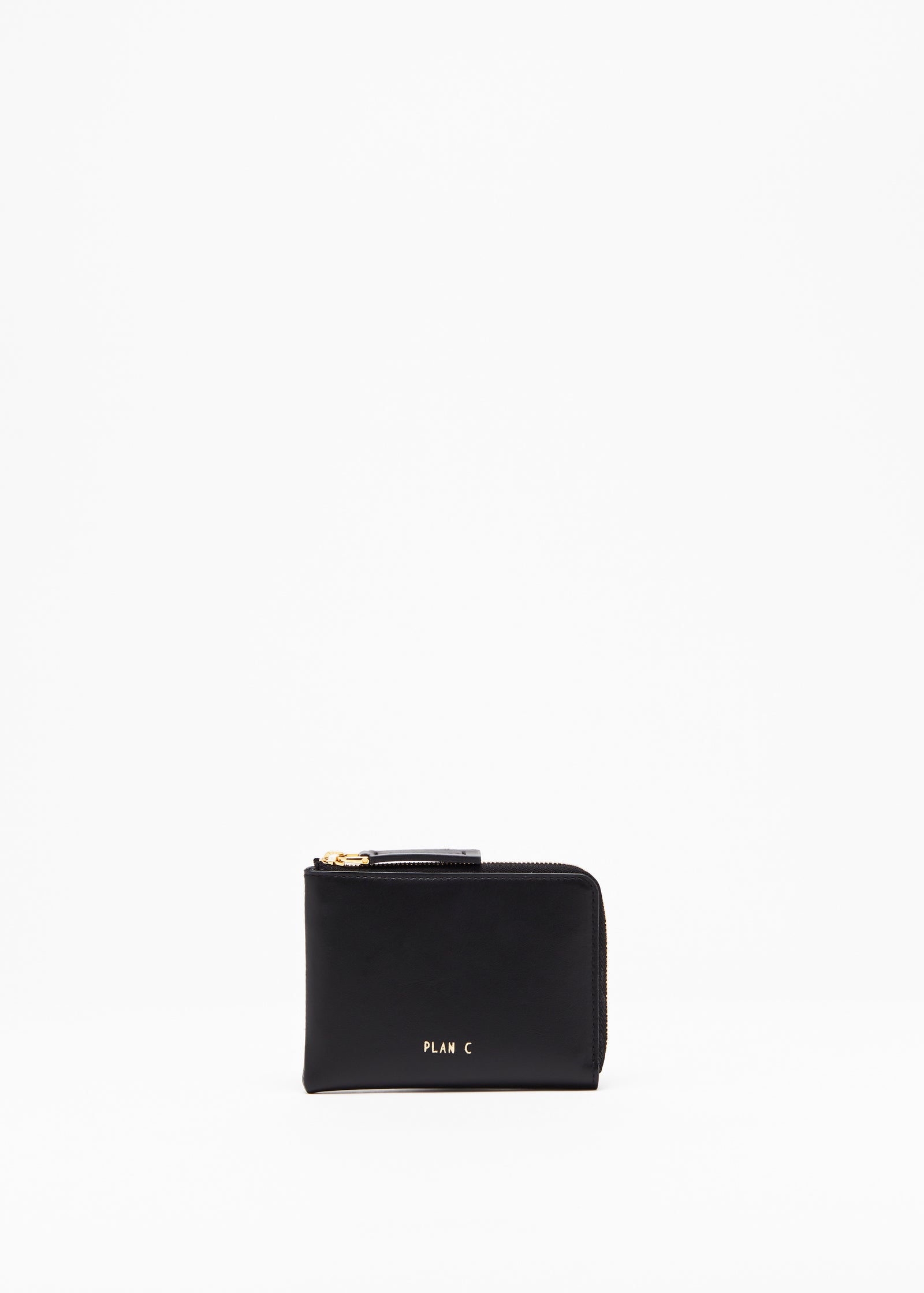 BLACK LEATHER COIN PURSE