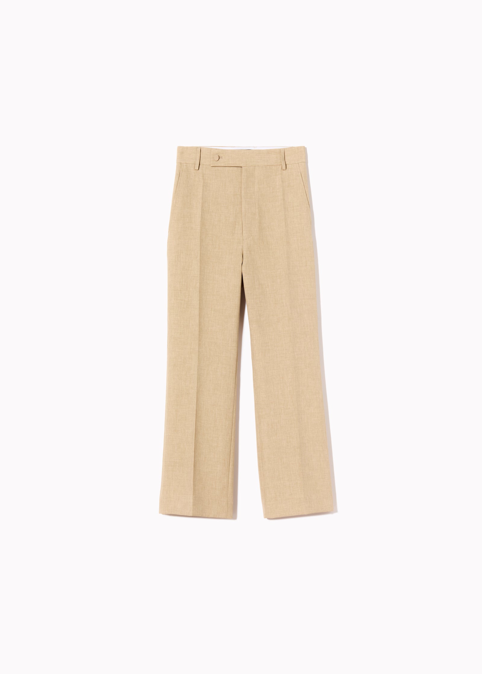 TAILORED TROUSERS IN MELANGE YELLOW