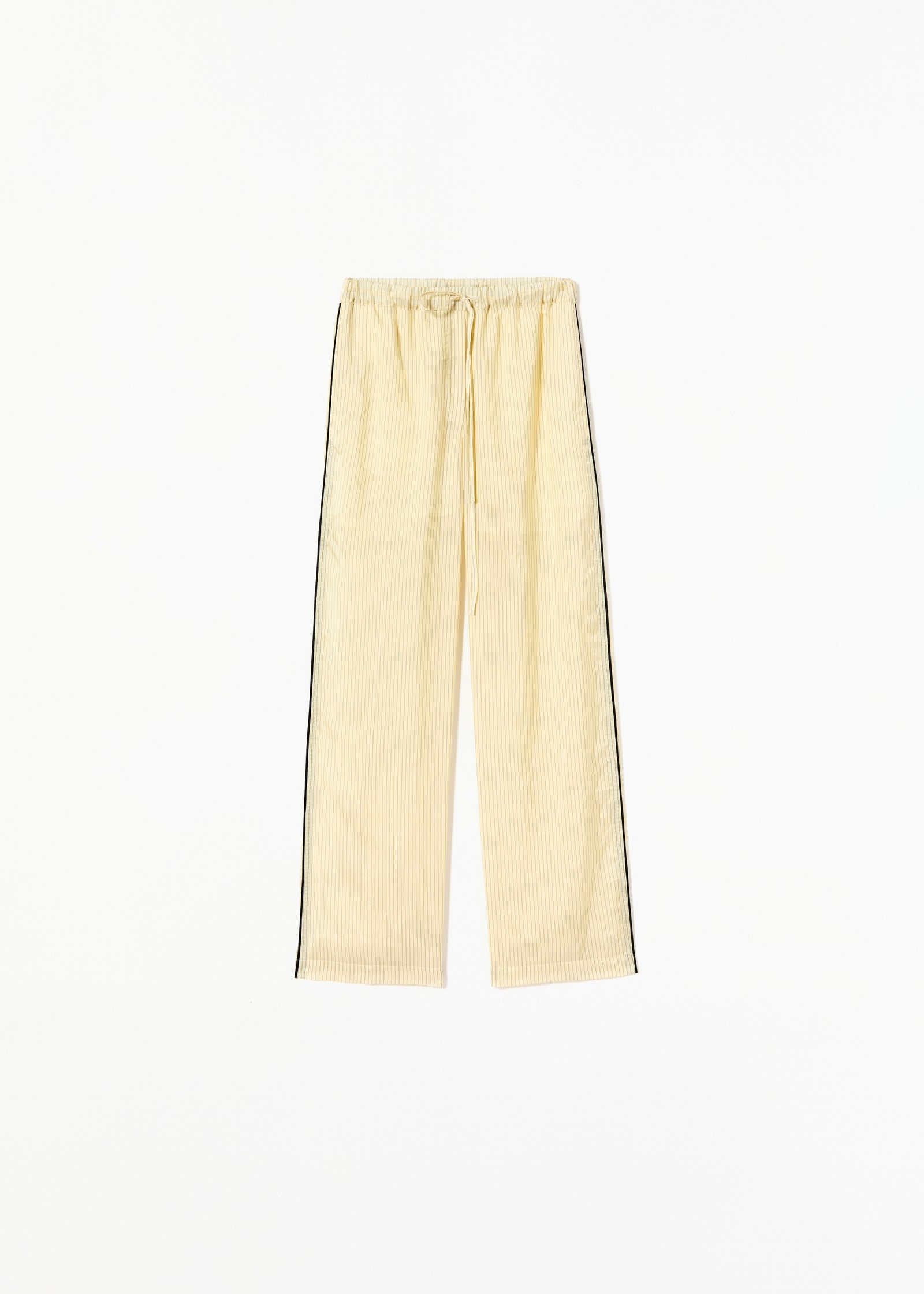 CUPRO STRIPED PANTS