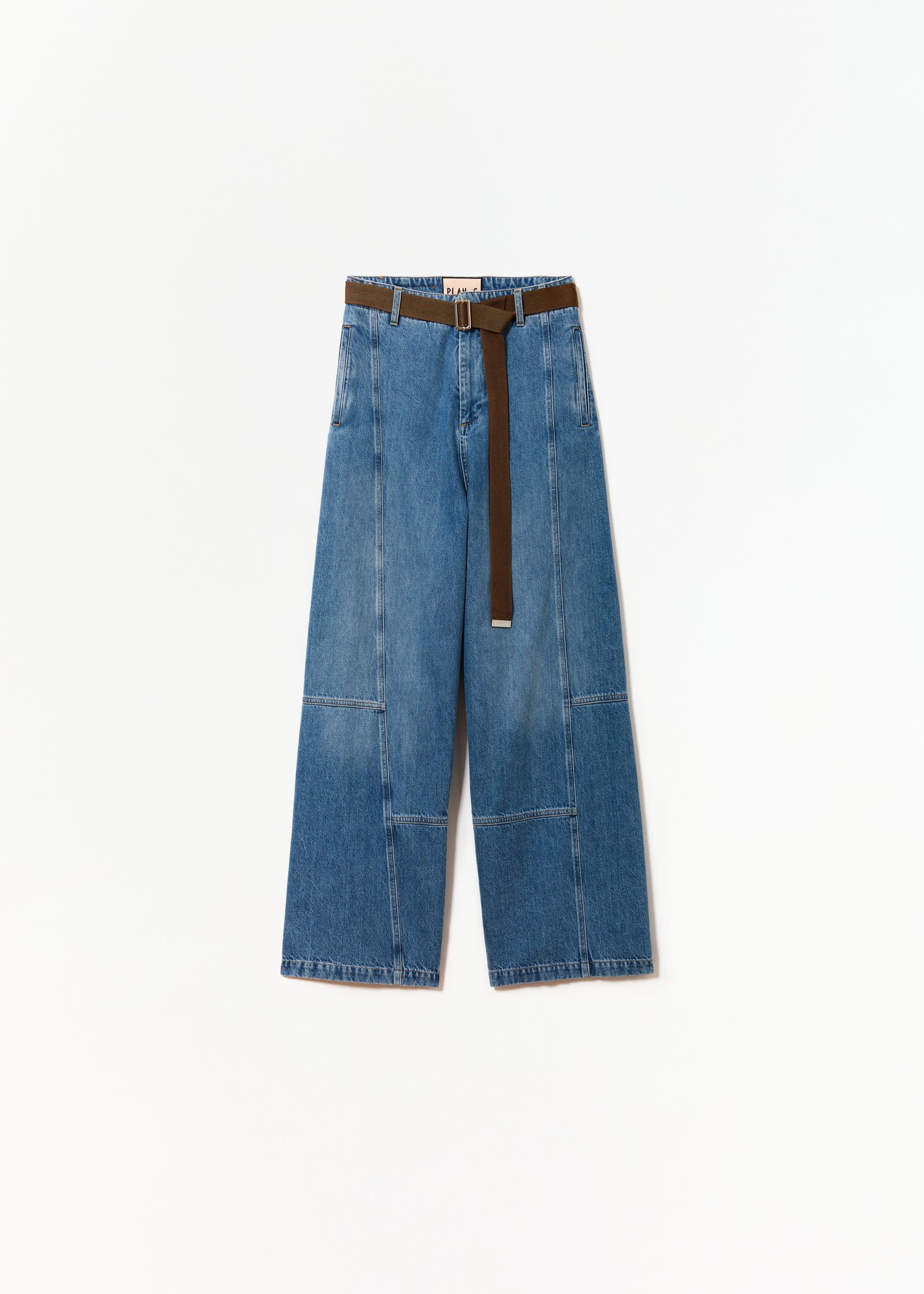 CARGO BELTED  JEANS